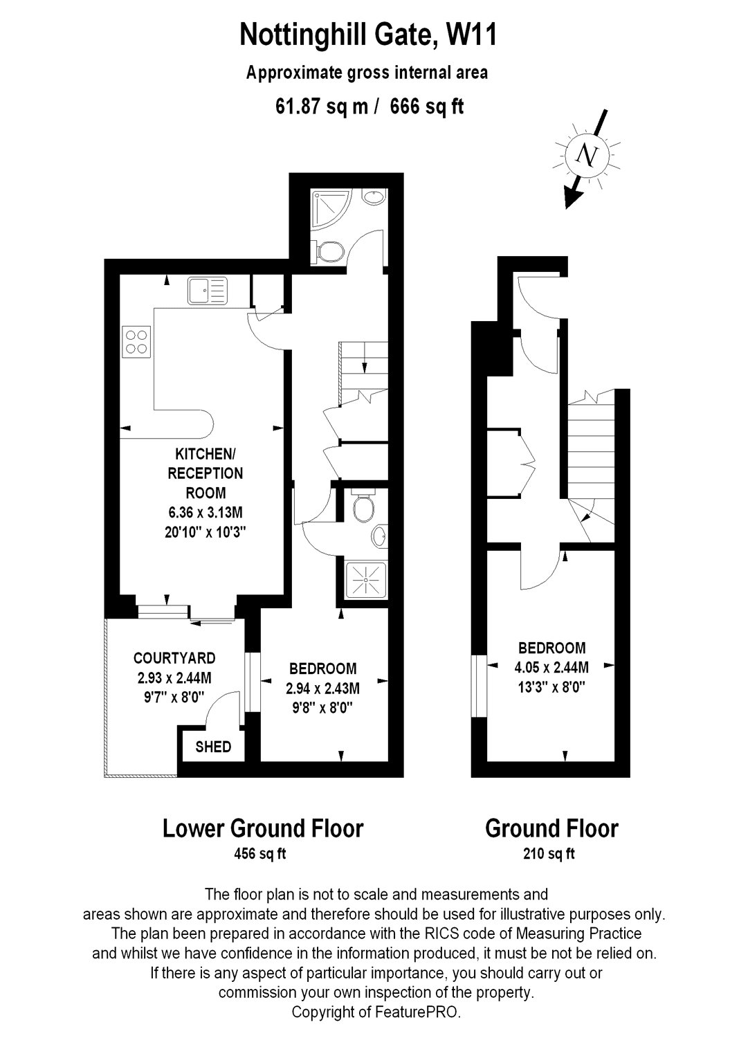 2 Bedrooms Flat to rent in Notting Hill Gate, London W11
