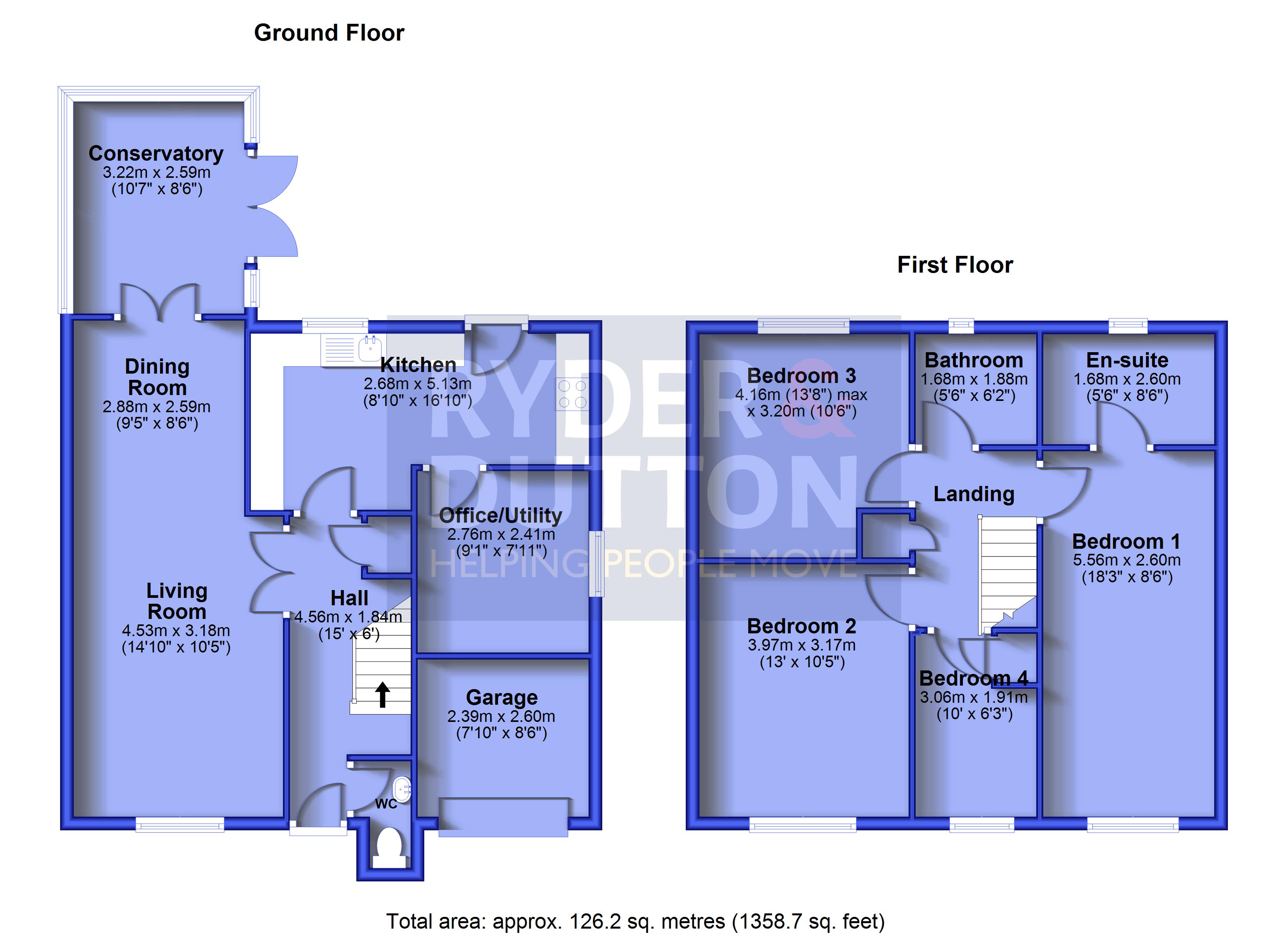 7A, Underwood Way, Oldham floorplan