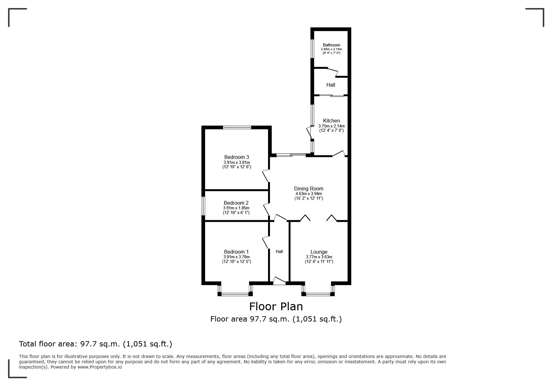71 Herbert Street, 71 Herbert Street, Loughborough floorplan