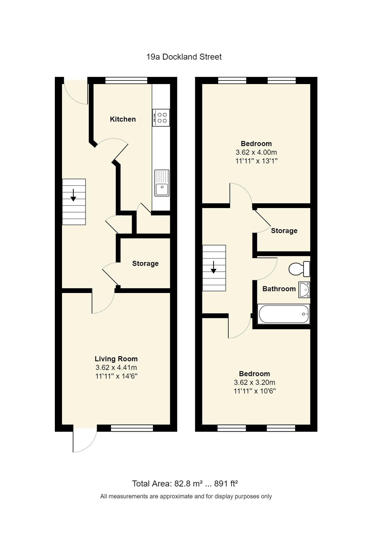19a, Dockland Street, London floorplan