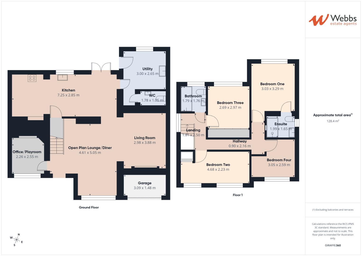 23, Harebell Close, Cannock floorplan