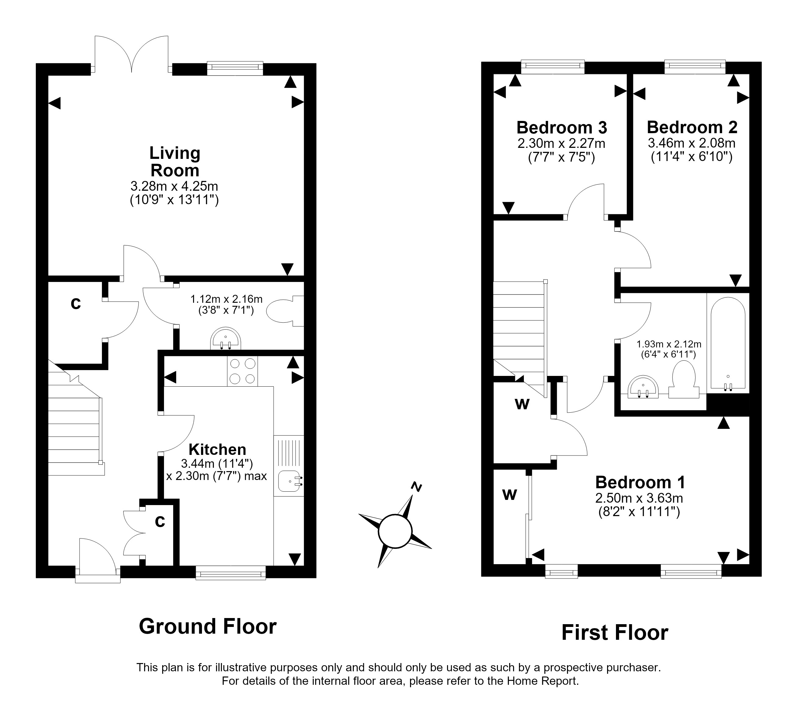 12, Cowpits Crescent, Musselburgh floorplan