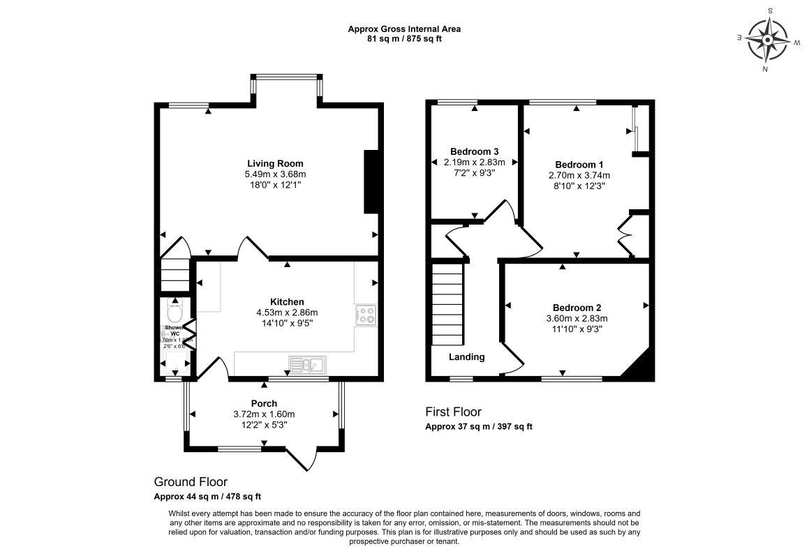 9 Darlington Grove
Moorends, 9 Darlington Grove
Moorends, Doncaster floorplan
