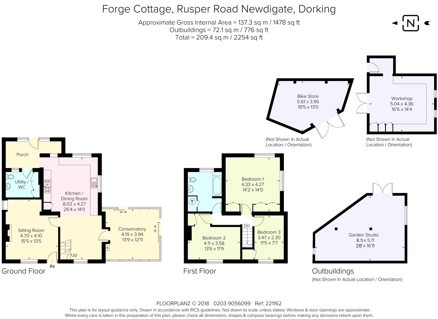 3 Bedrooms Detached house for sale in Rusper Road, Newdigate, Dorking, Surrey RH5