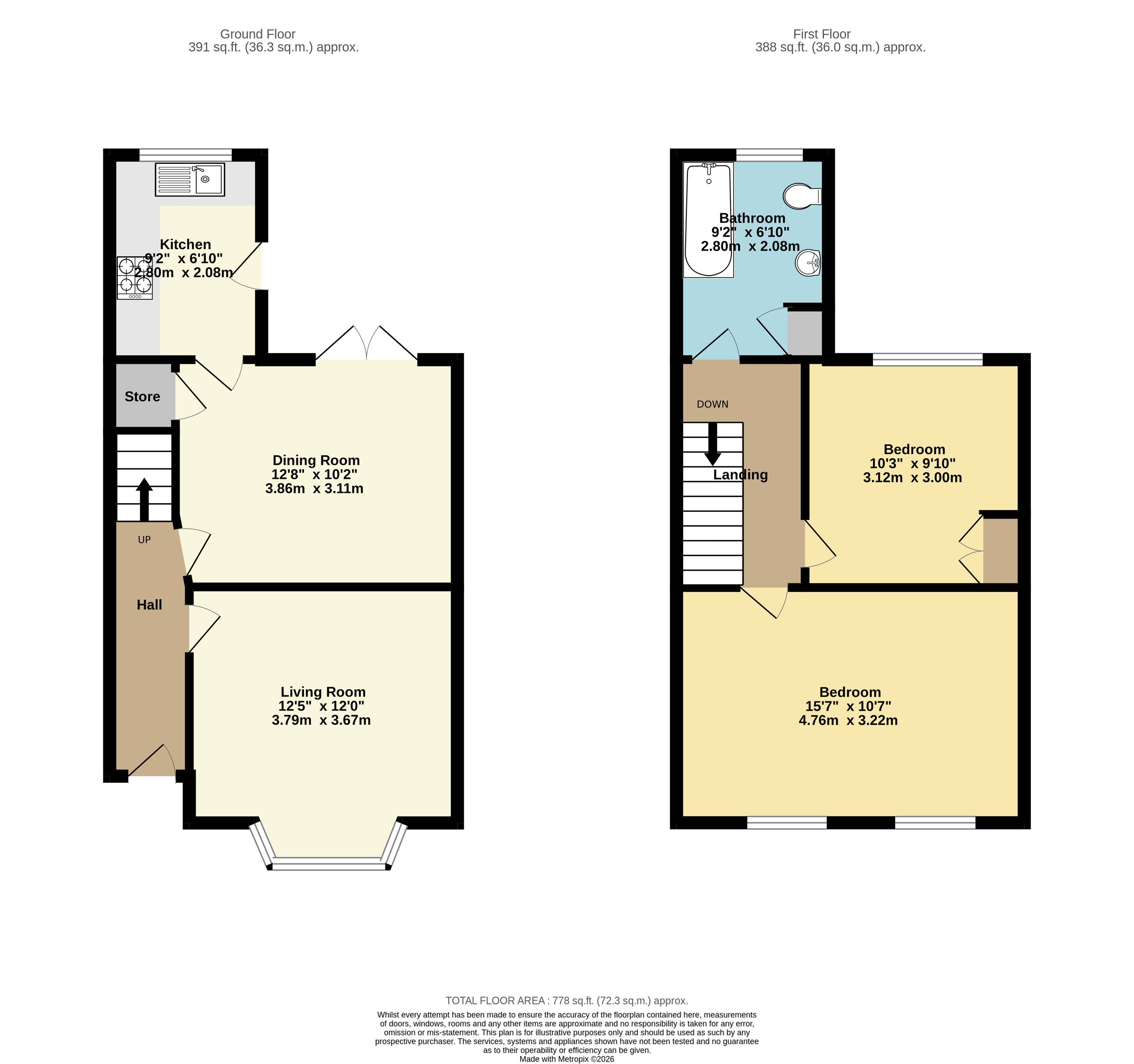 20, Selborne Road, Bristol floorplan