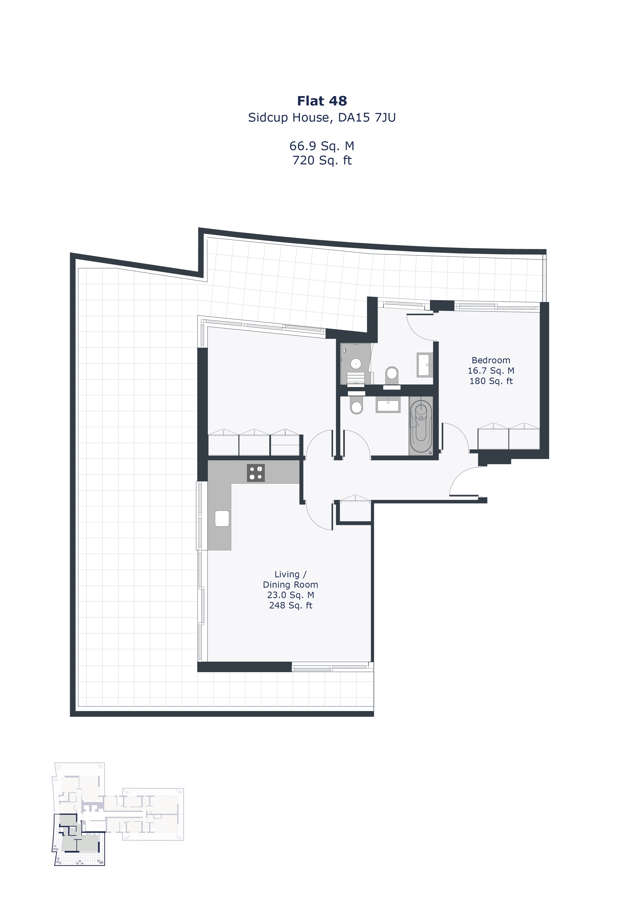 2 Bedrooms Flat to rent in 12-20, Station Road, London DA15