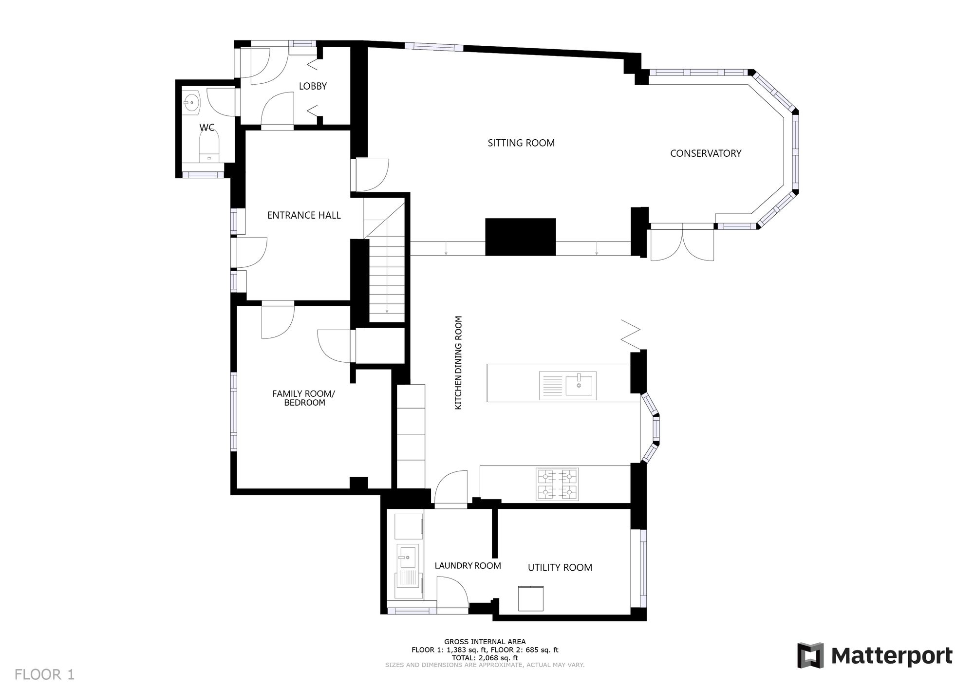 116 Coverside Road, Leicester floorplan