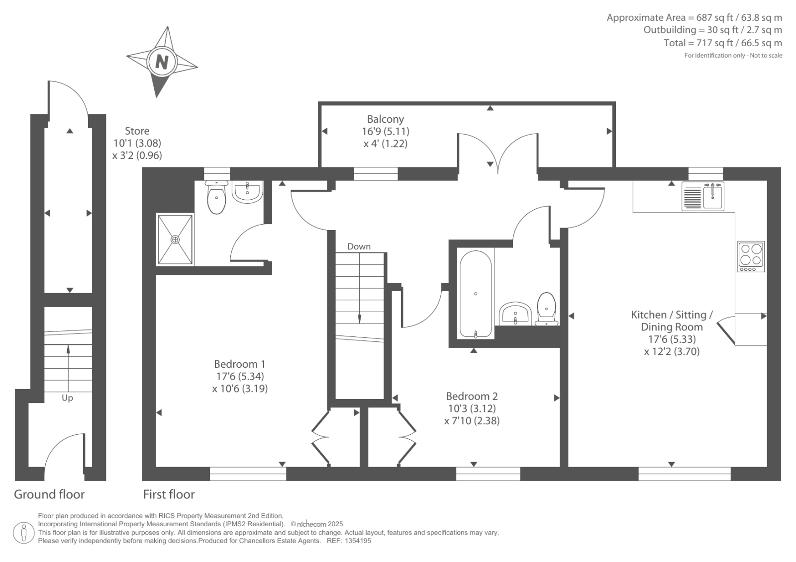 10, Eaker Street, High Wycombe floorplan