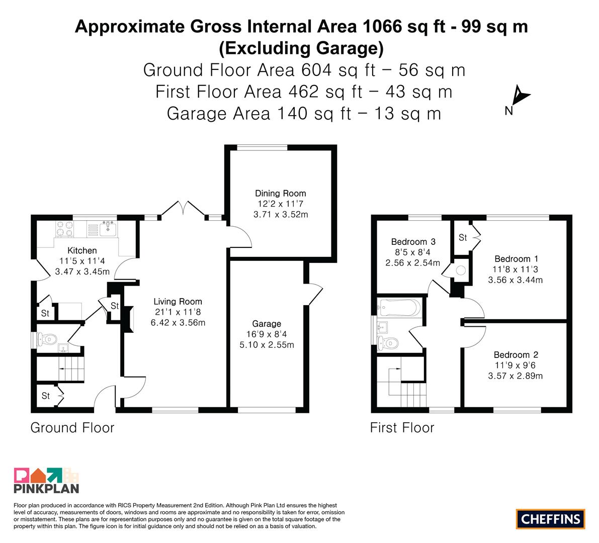 7, Meadowfield Road, Sawston floorplan