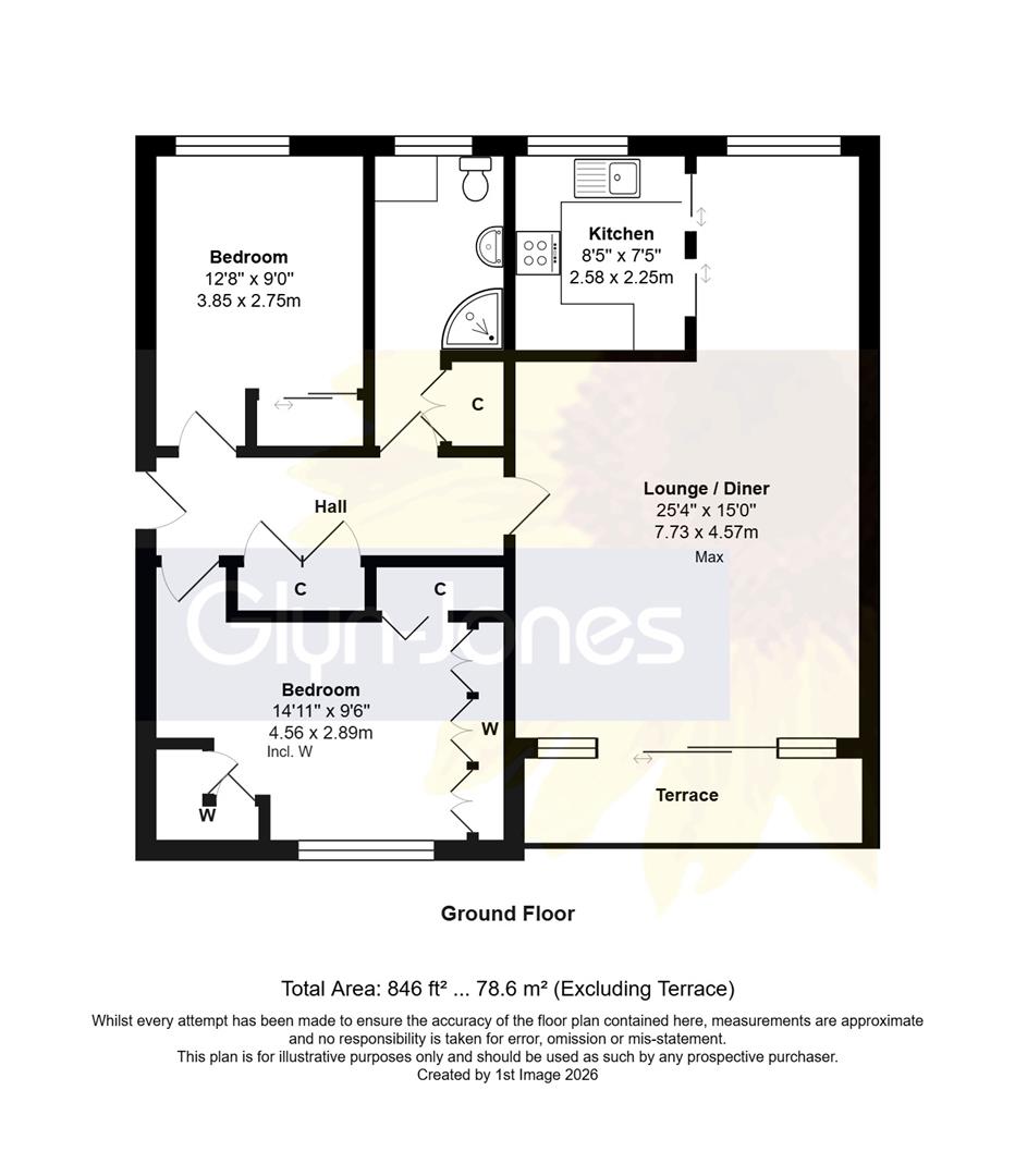 Forester Court, 8 Overstrand Avenue, Littlehampton floorplan