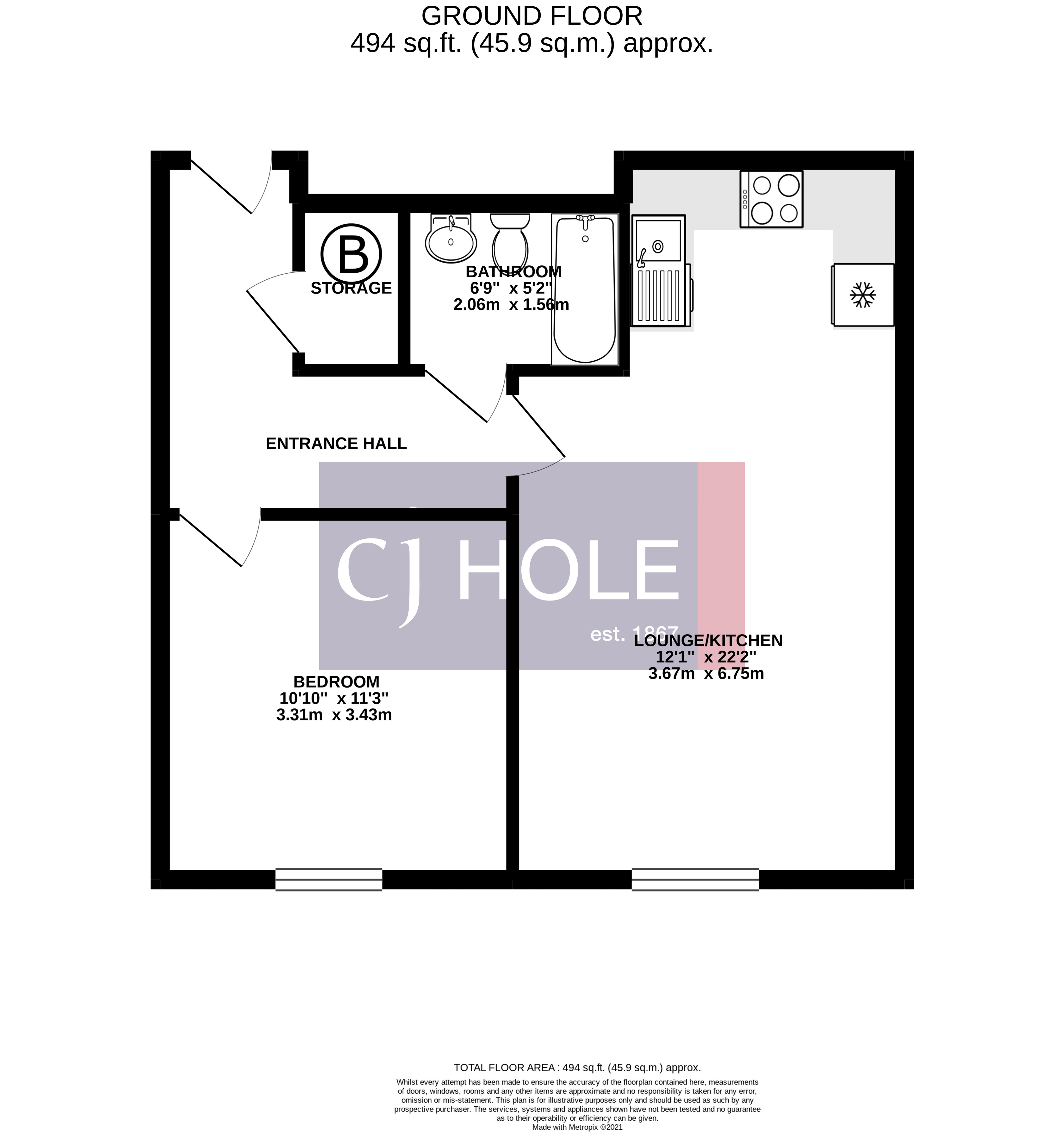 88, Elmtree Way, Bristol floorplan