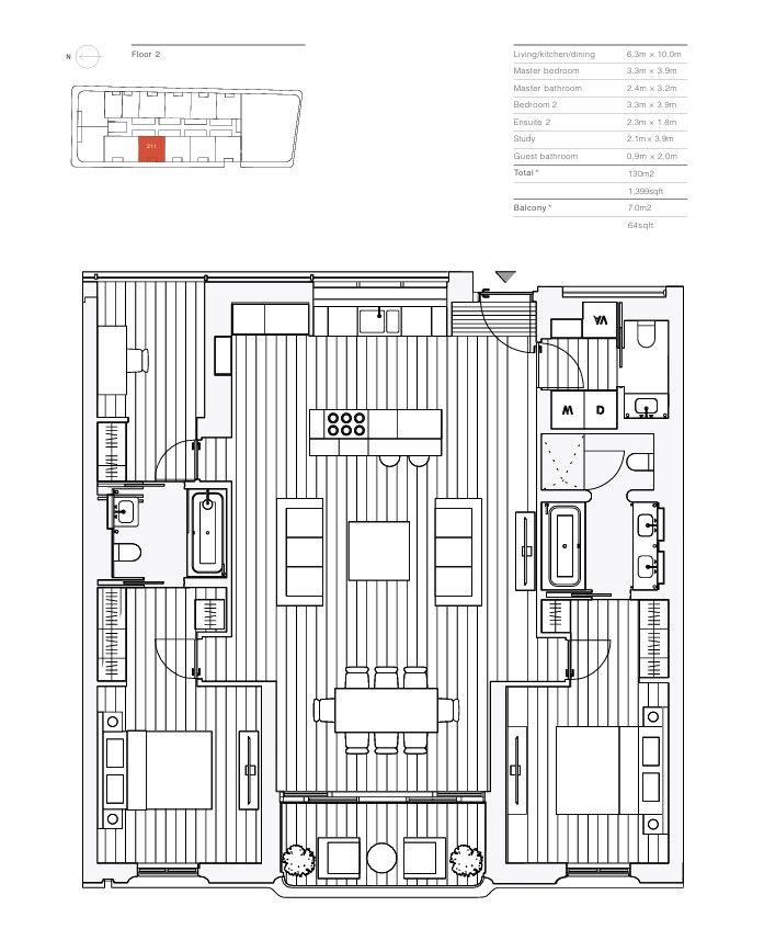 A211, Marylebone Square, Moxon Street,, London floorplan