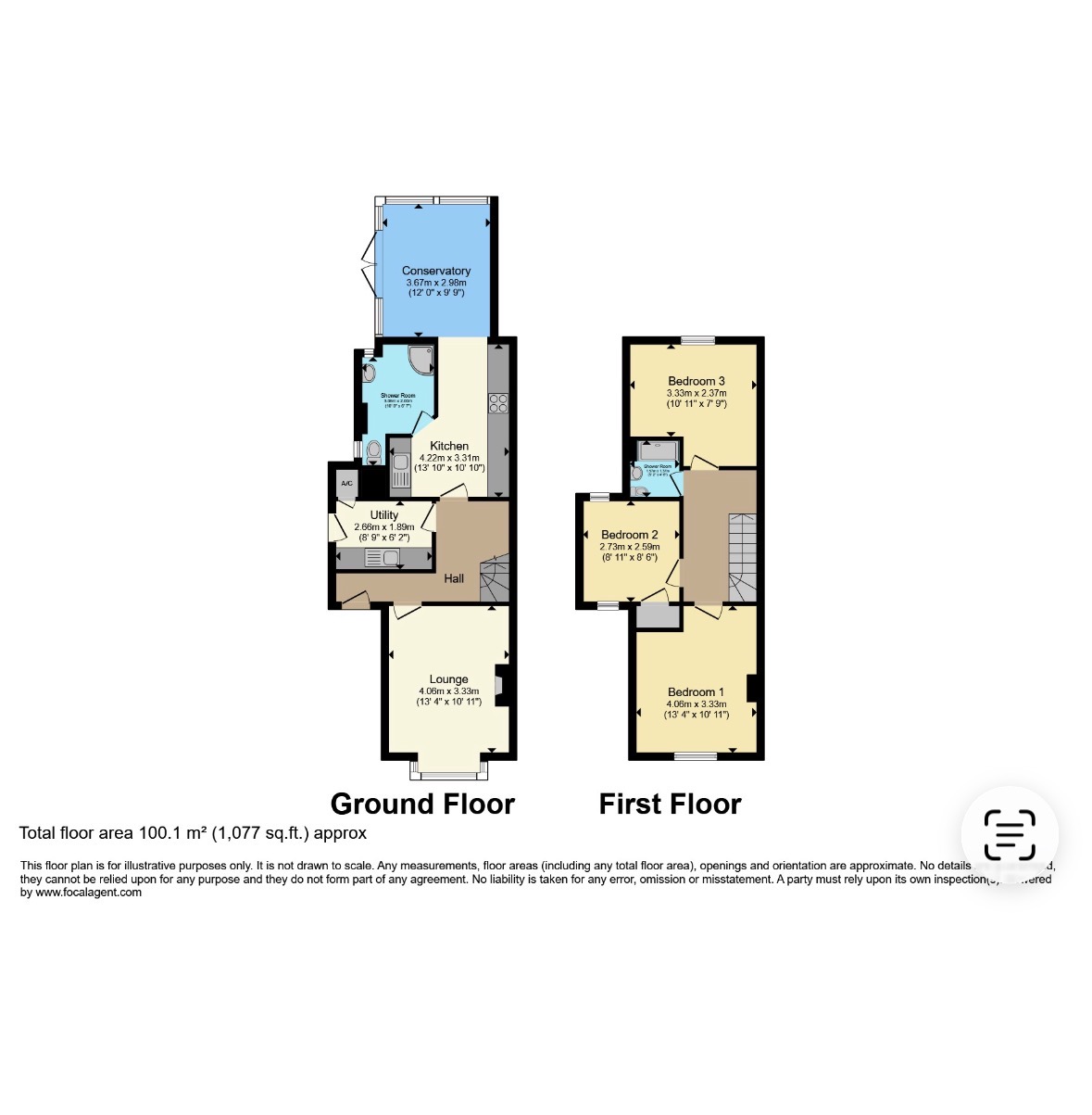 75, Queens Walk, Peterborough floorplan