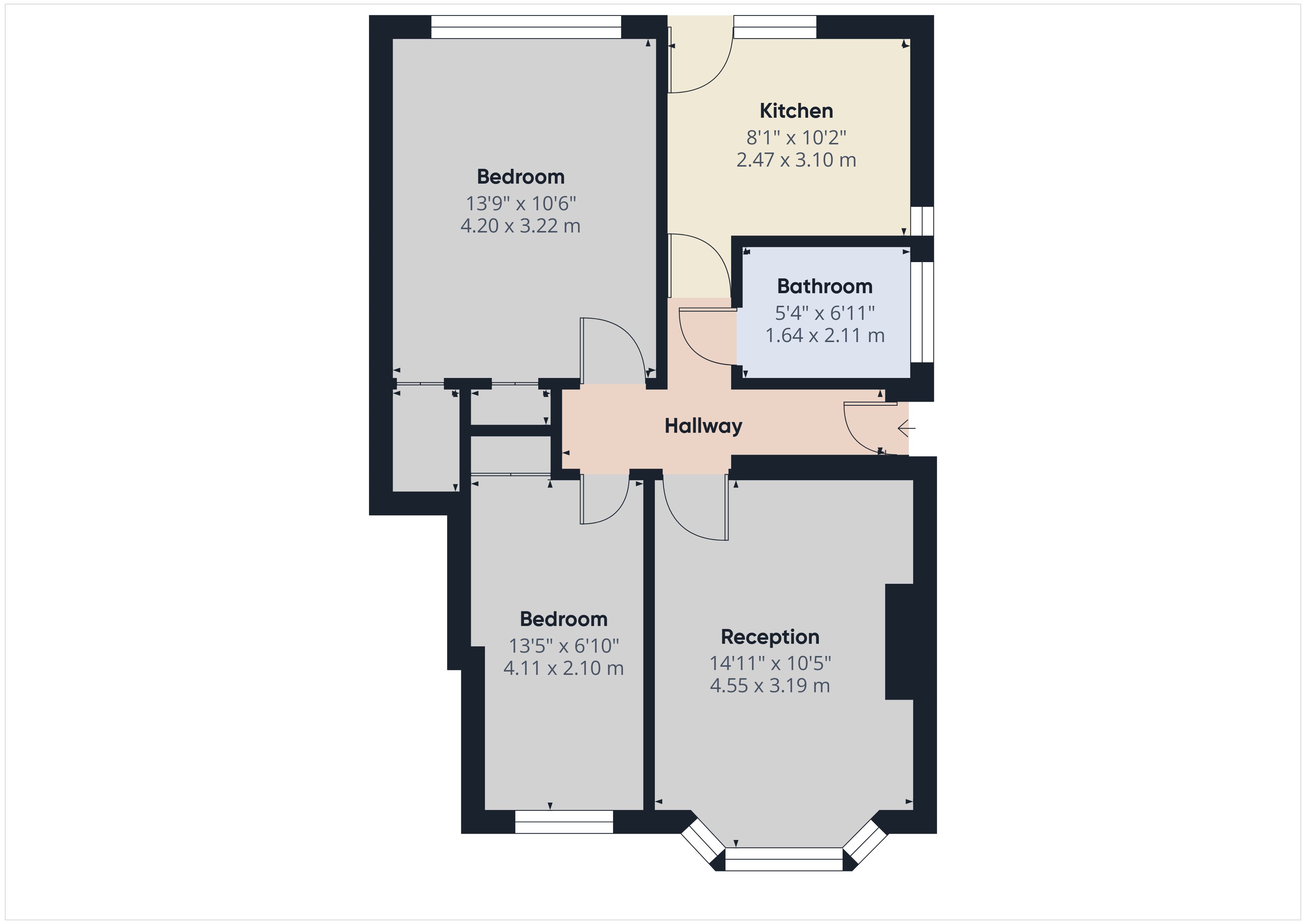 5 Tudor, Birkbeck Road, London floorplan