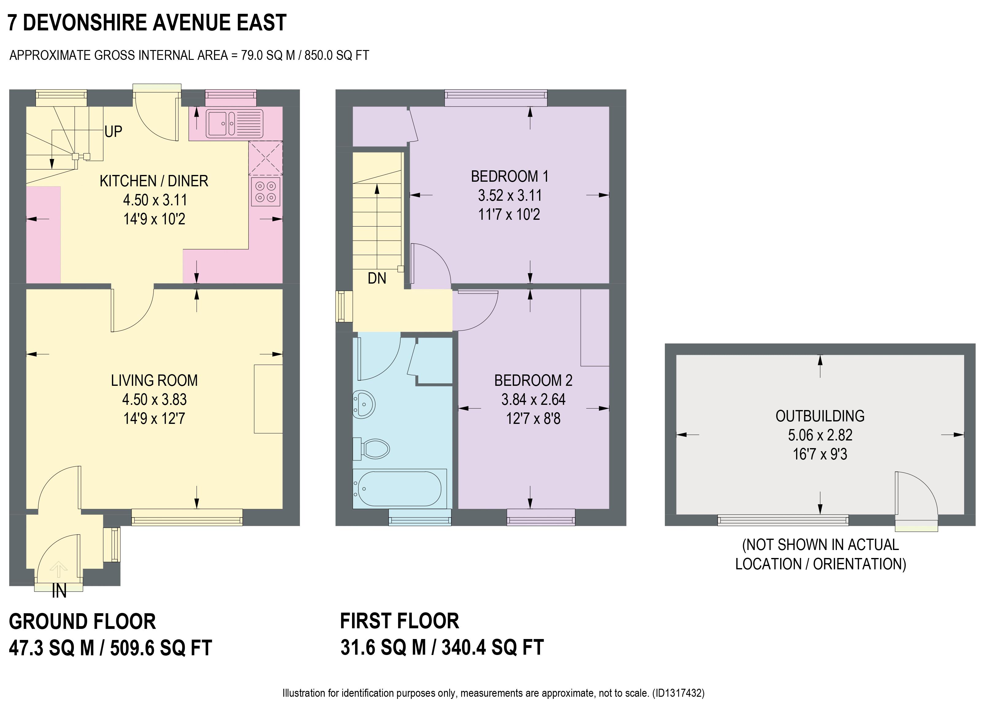 7, Devonshire Avenue East, Chesterfield floorplan