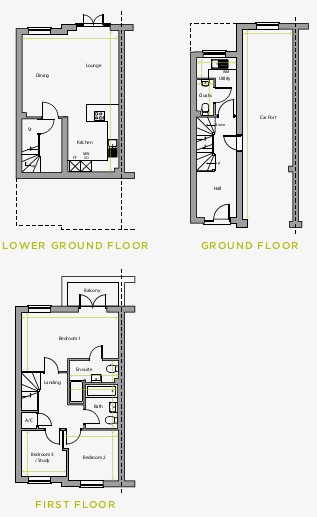 Plot 40 Seascape,, The Shields, Devon floorplan