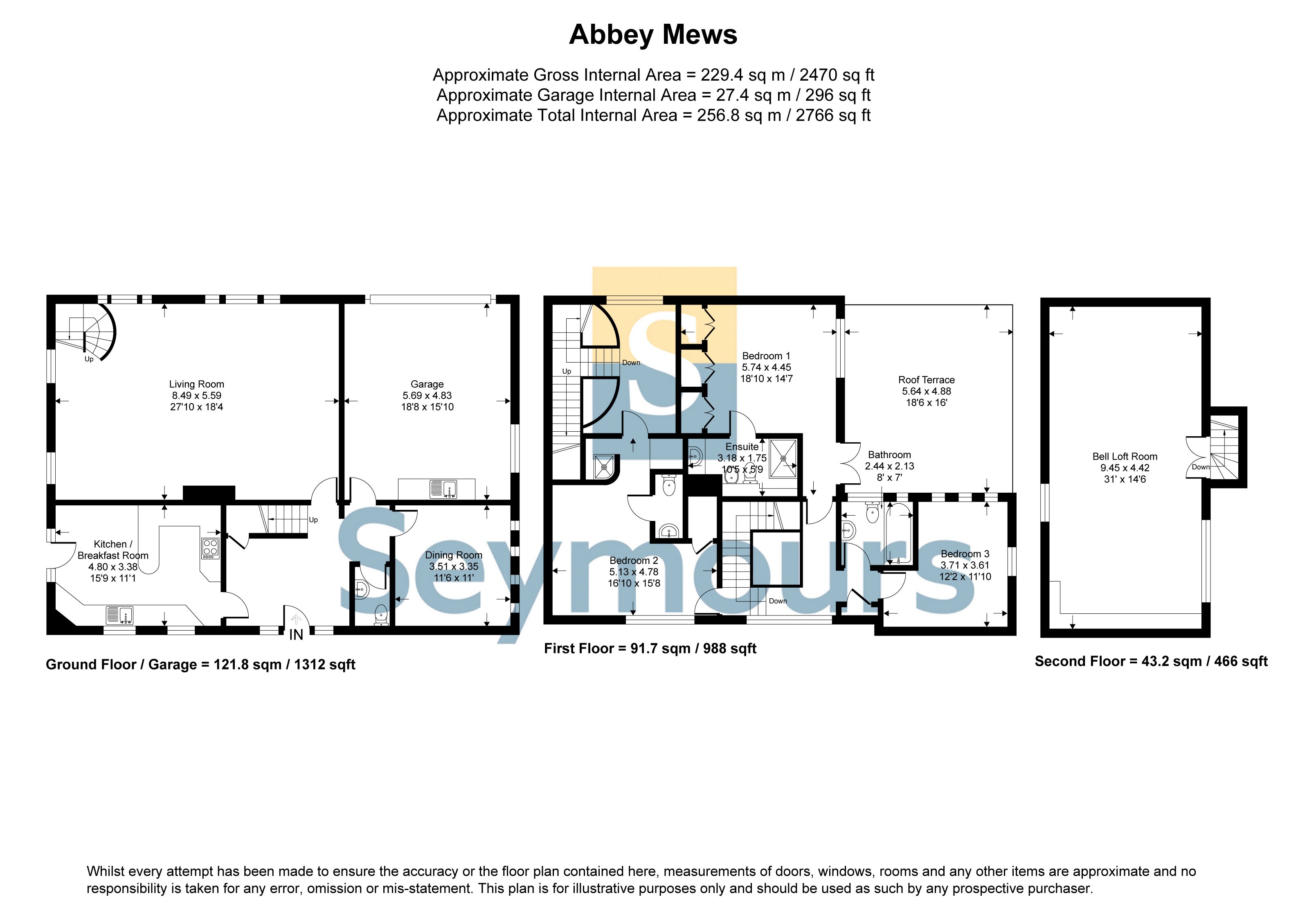 1, Abbey Mews, Laleham floorplan