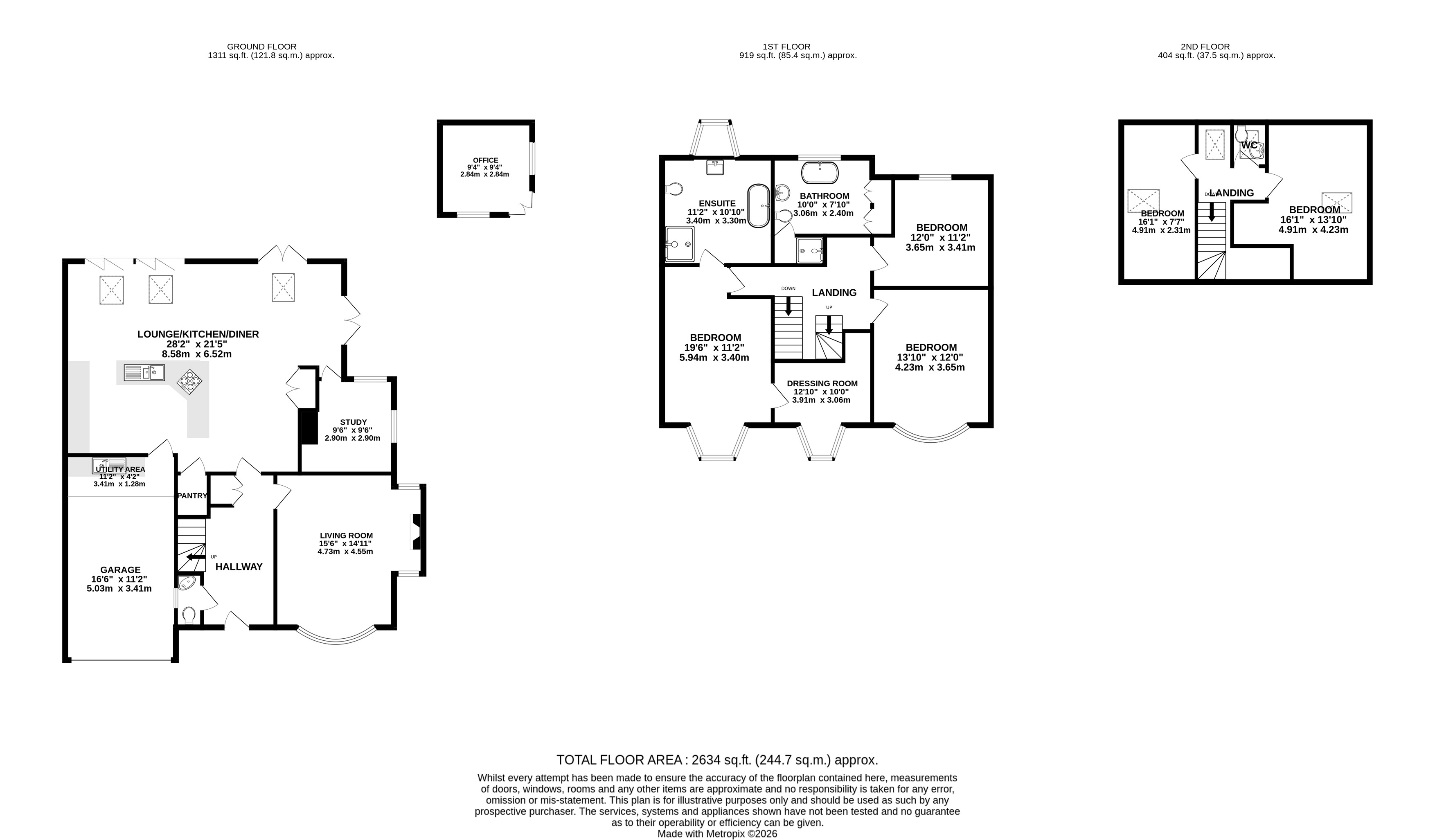 Musters Crescent, Nottingham floorplan