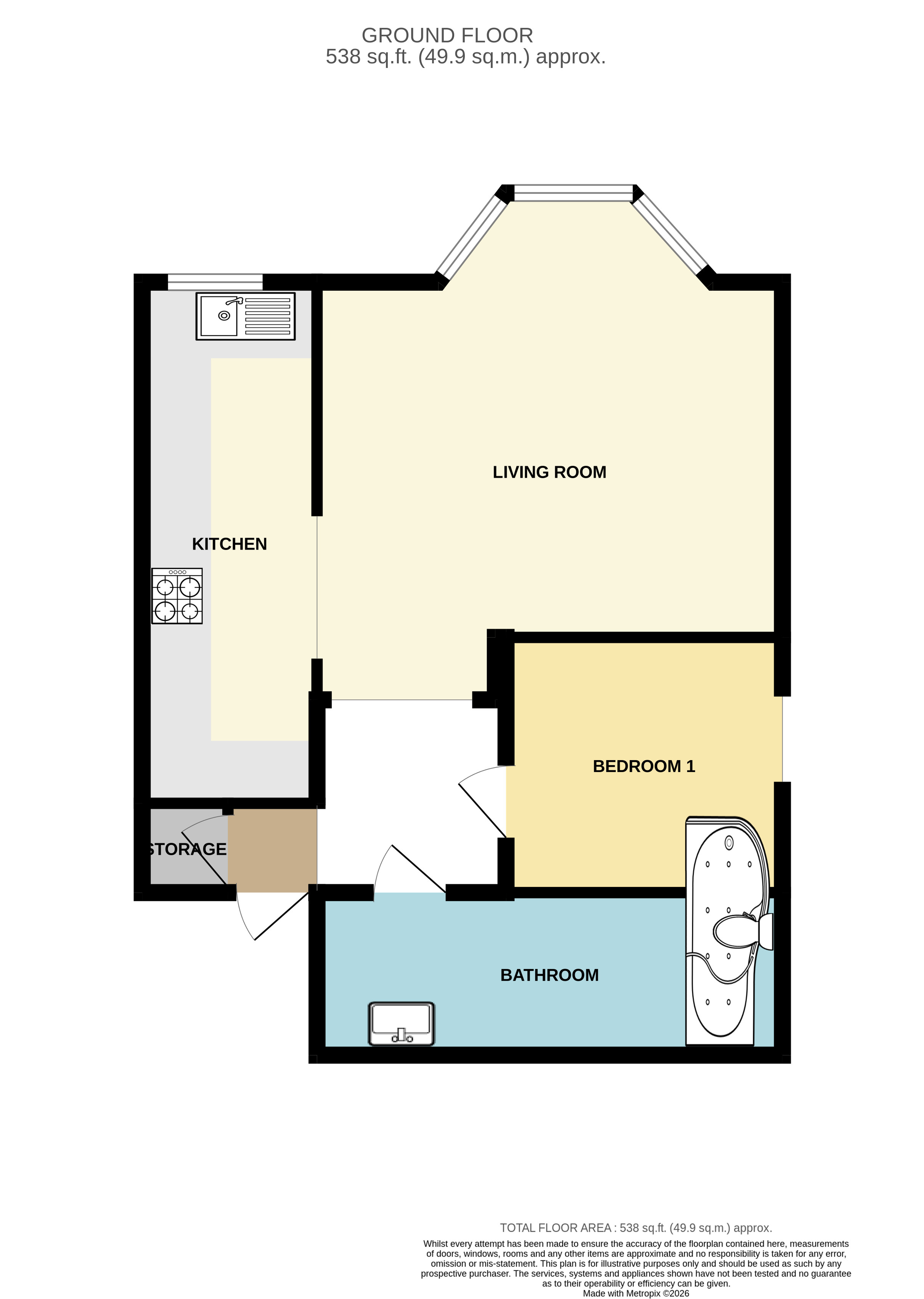 Flat 3,4, Mauldeth Road West, Manchester floorplan
