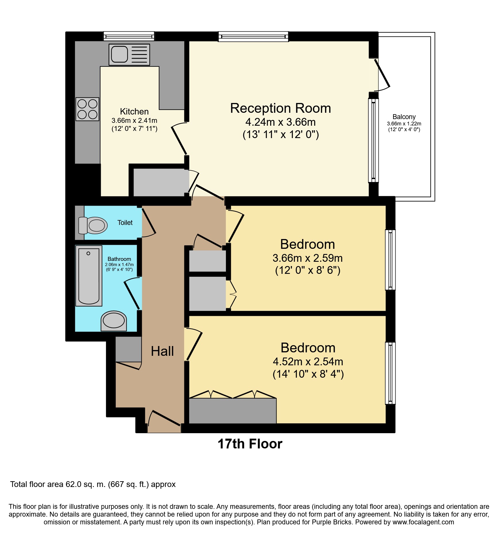 2 Bedrooms Flat for sale in Jodrell Road, London E3