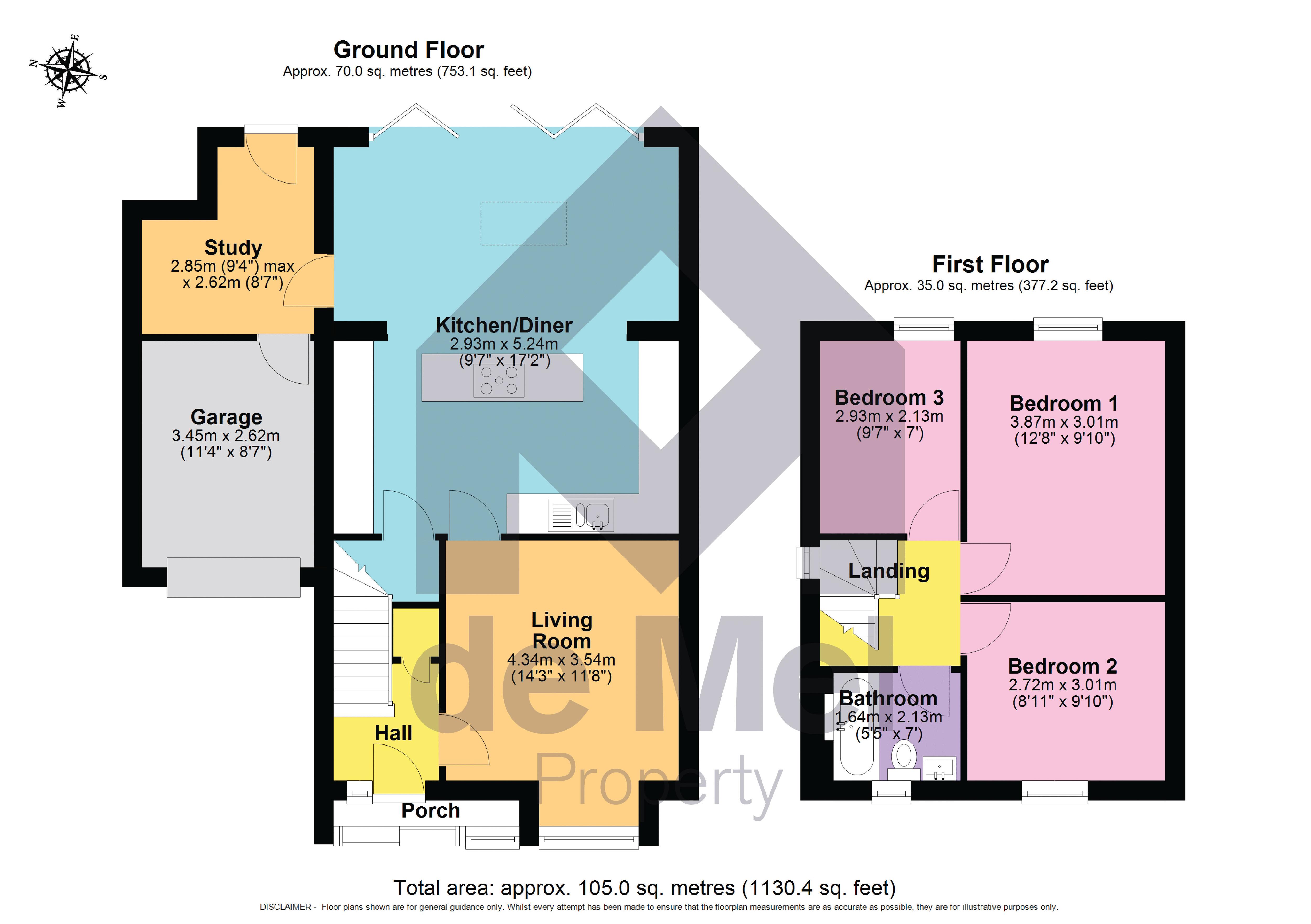 3, Chandler Road, Cheltenham floorplan