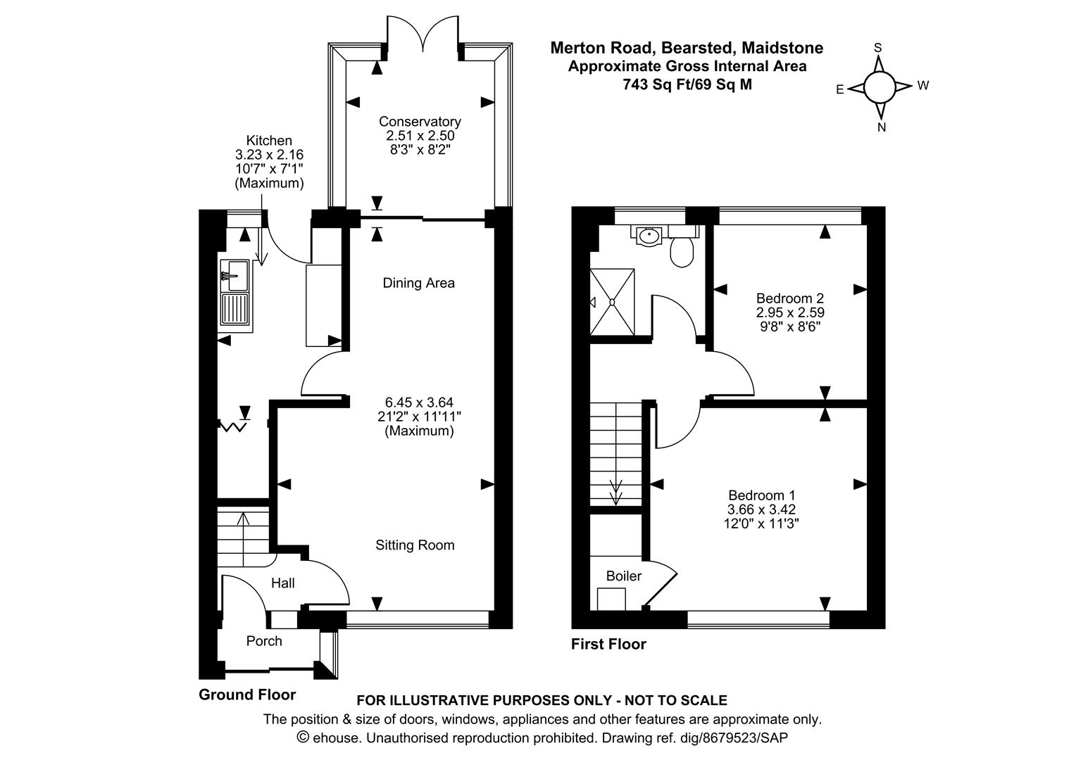 Merton Road, Bearsted, Maidstone ME15 floorplan