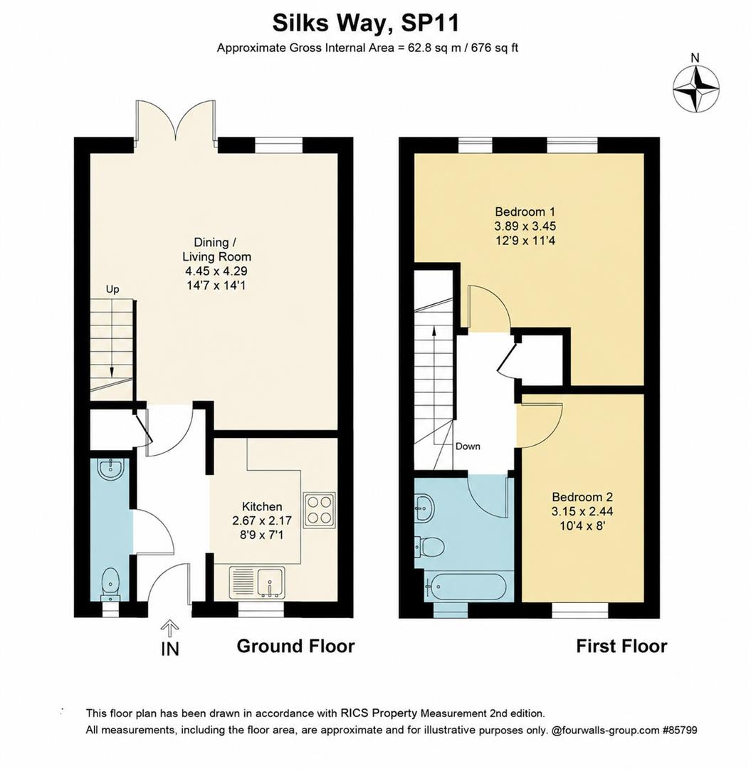 41, Silks Way, Andover floorplan
