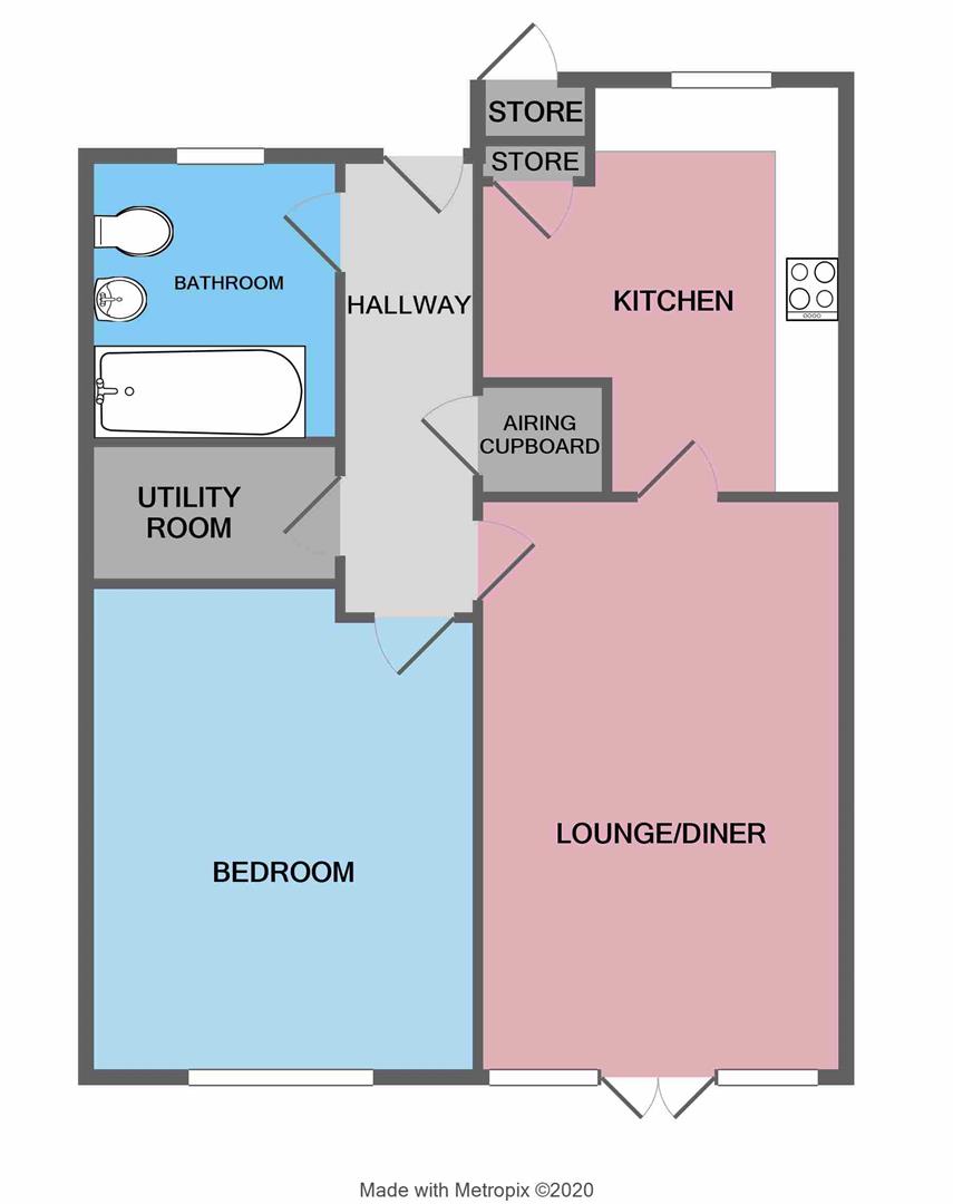 Princes End, Dawley Bank, Telford, Shropshire TF4, 1 bedroom bungalow