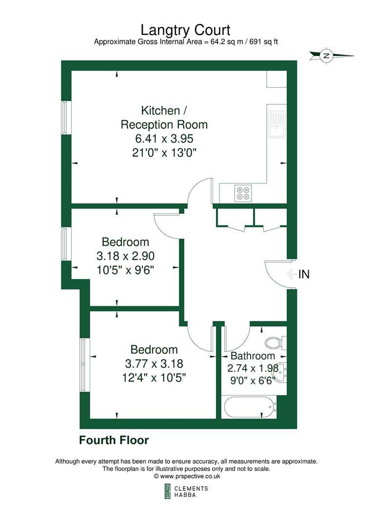 67 Langtry Court, Lanadron Close, Isleworth floorplan