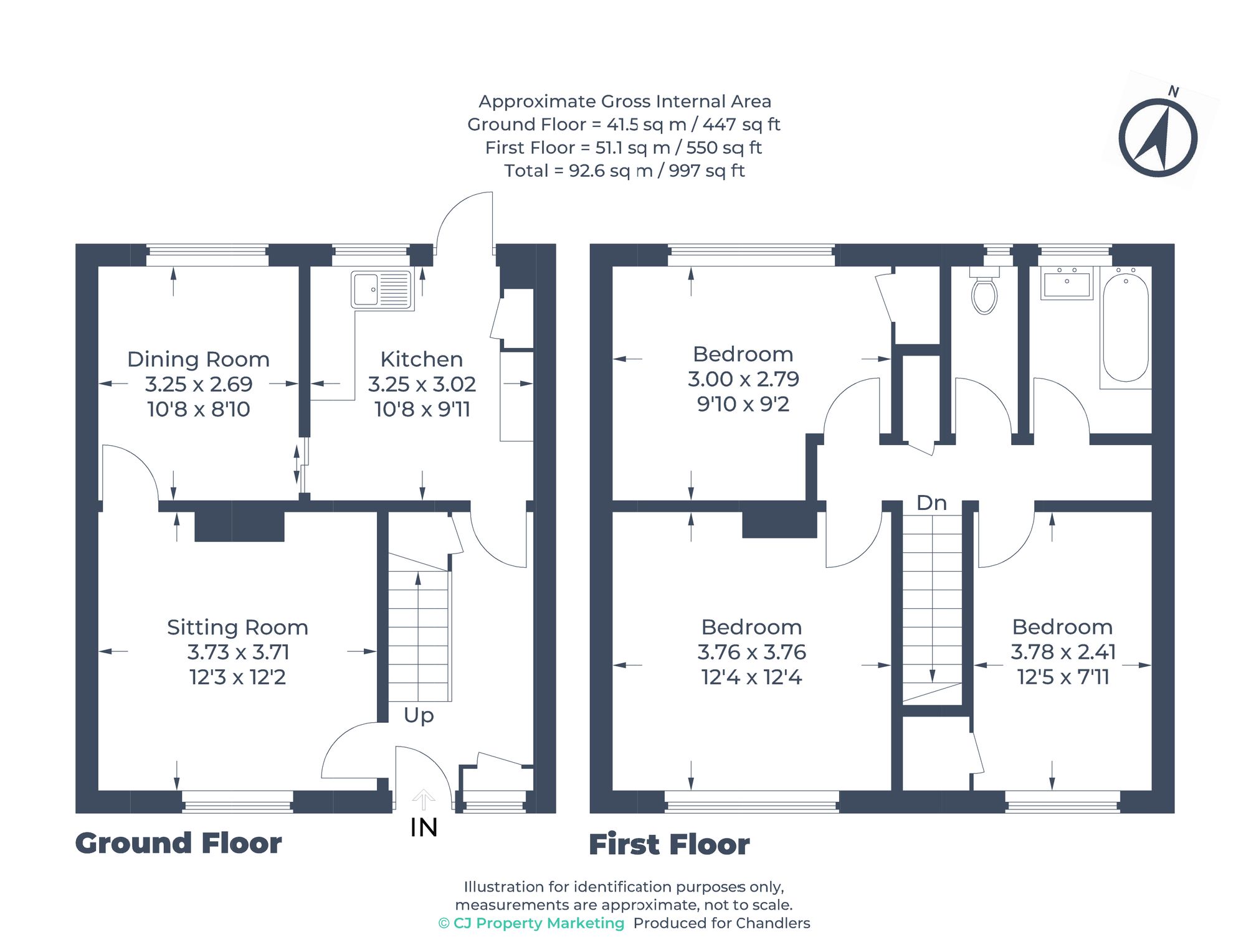 23 Fox Road, Stevenage floorplan