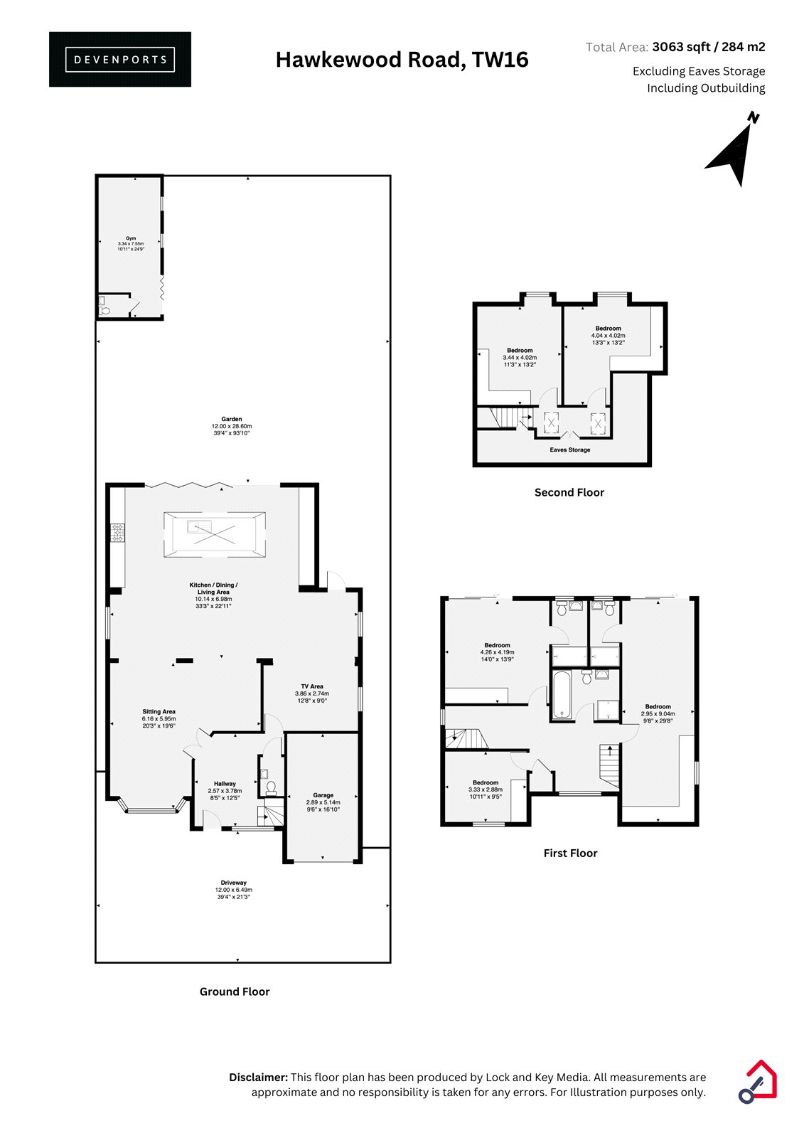 3, Hawkewood Road, Lower Sunbury floorplan