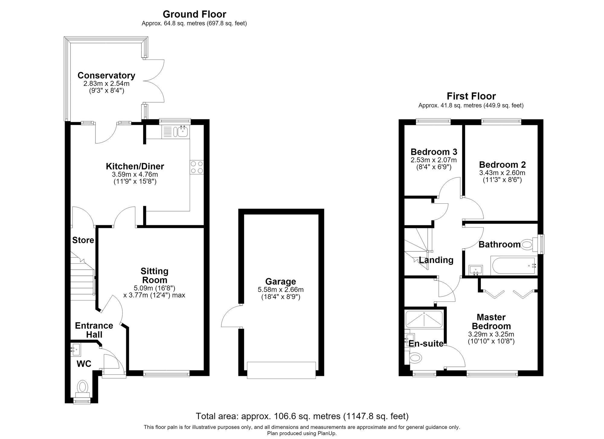 11 Rawdon Way, Faringdon floorplan