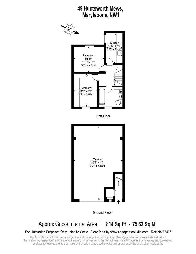 1 Bedrooms  for sale in Huntsworth Mews, Marylebone, London NW1