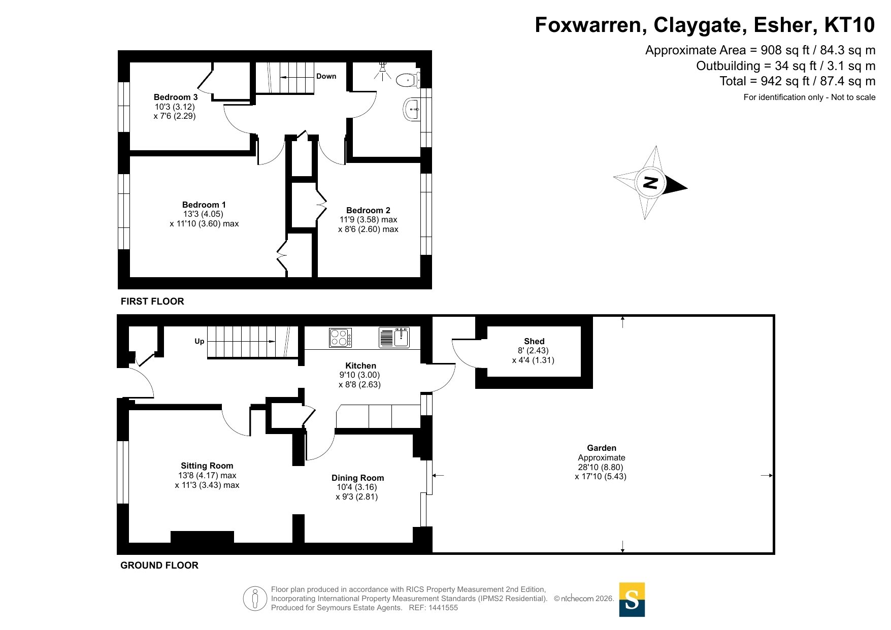 66, Foxwarren, Esher floorplan