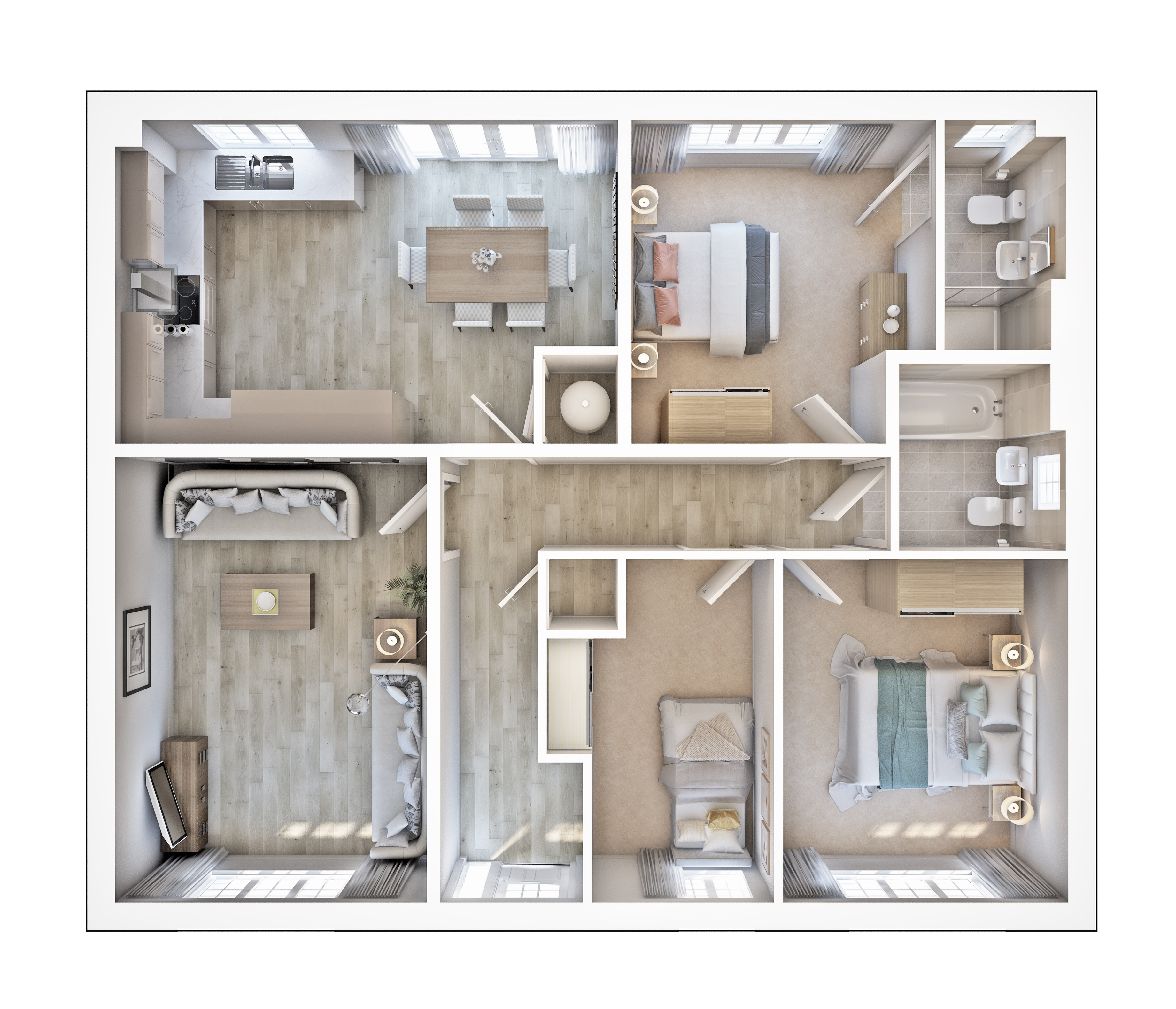 The Bartlett, 5, The Furrows, Gotherington floorplan