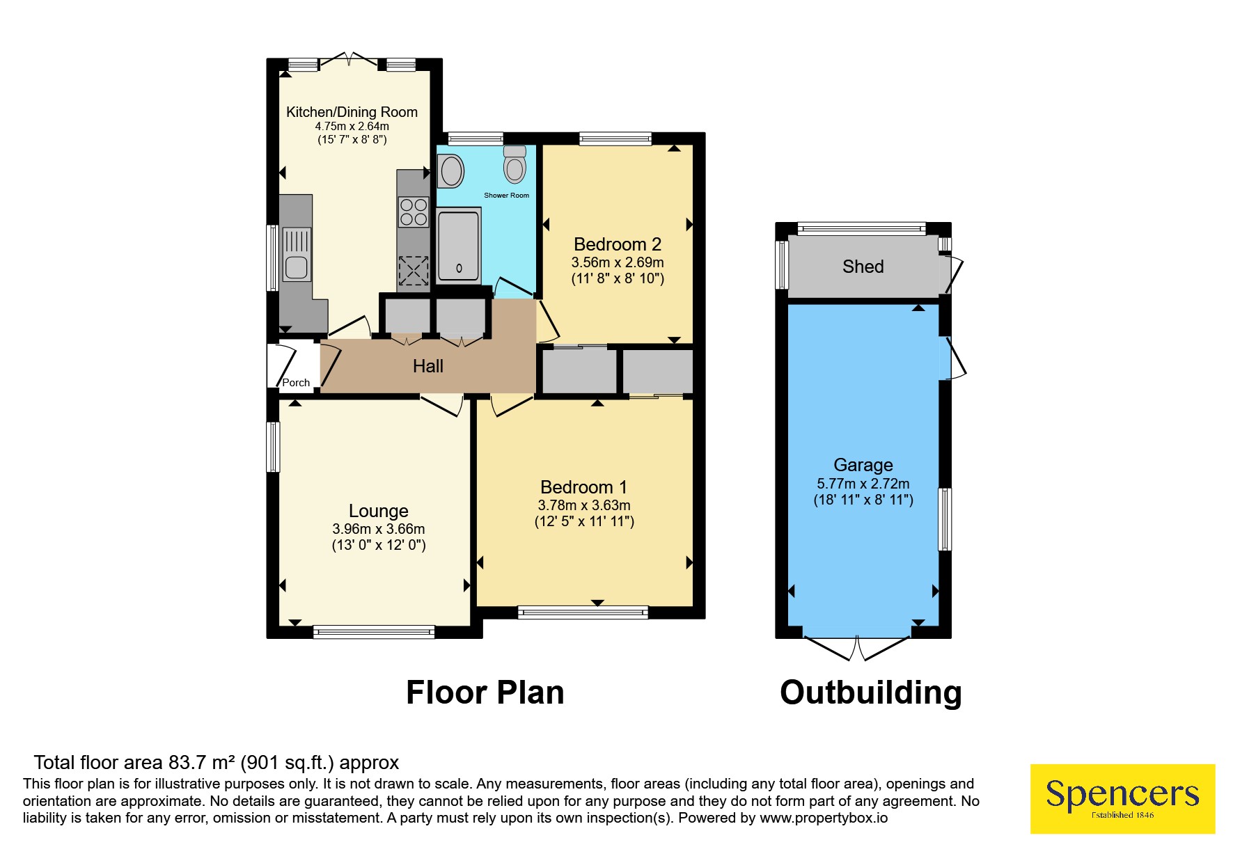 2, Gloucester Crescent, Leicestershire floorplan