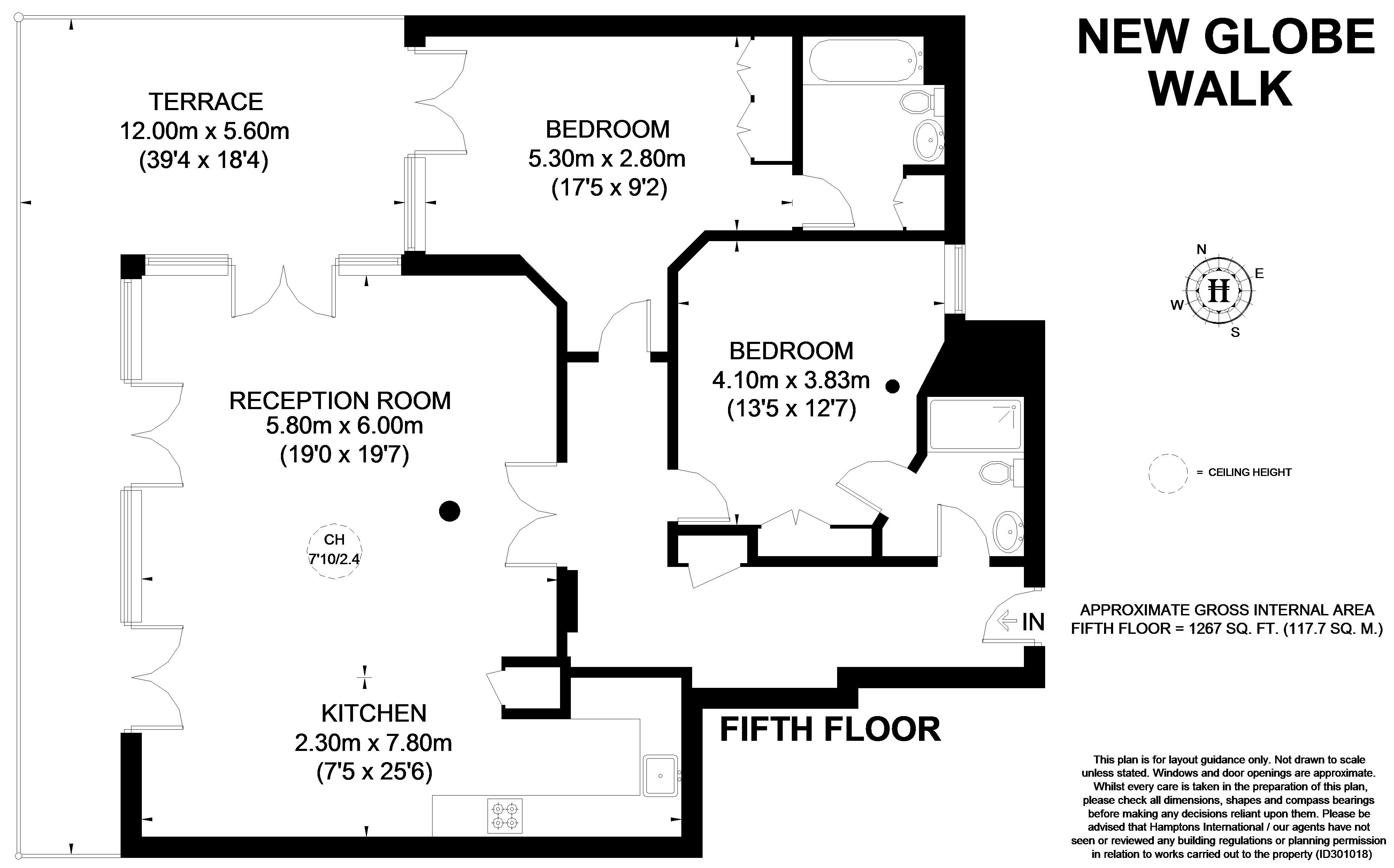 2 Bedrooms Flat to rent in New Globe Walk, London SE1