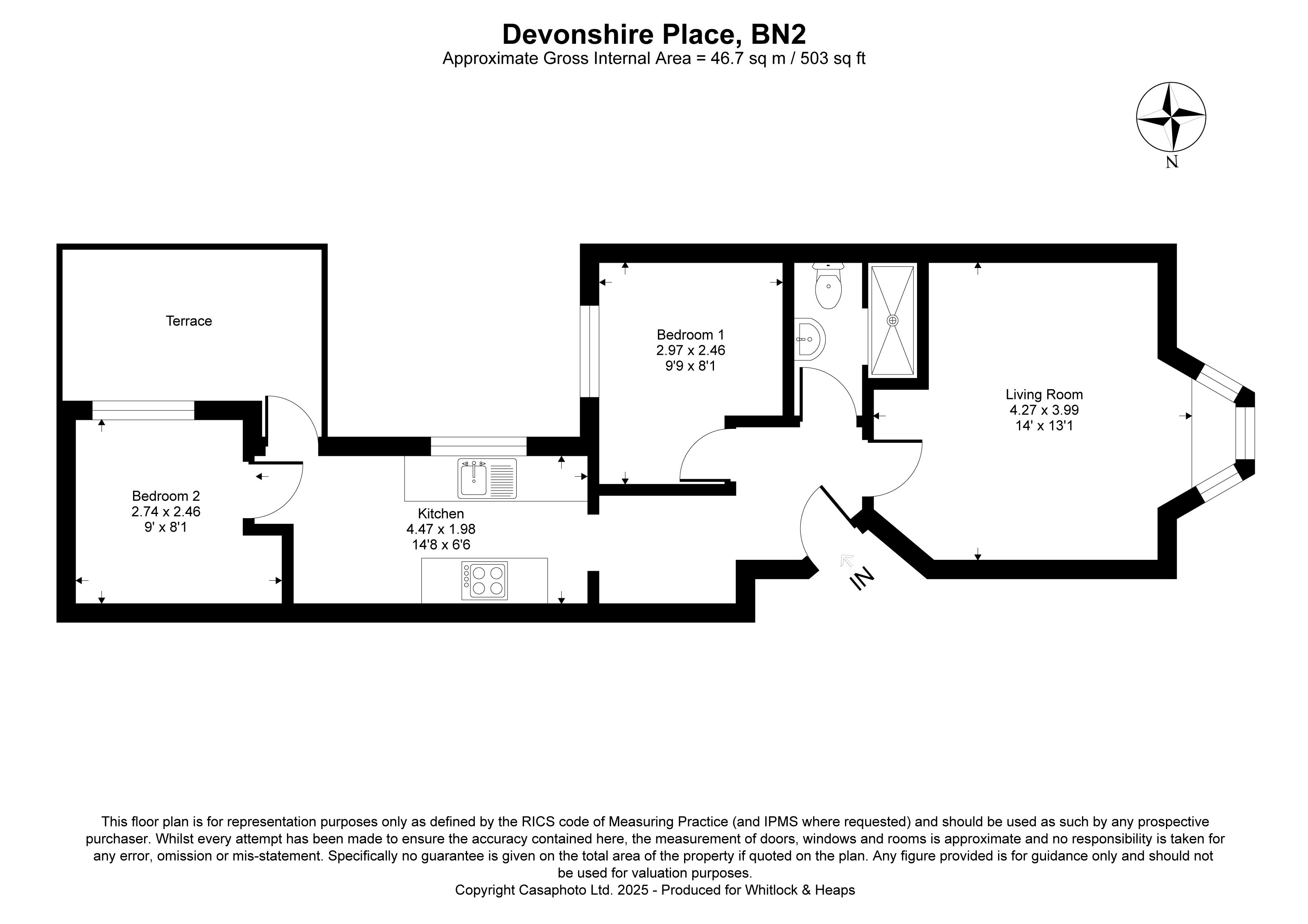 Ground Floor Flat, 28, Devonshire Place, Brighton floorplan