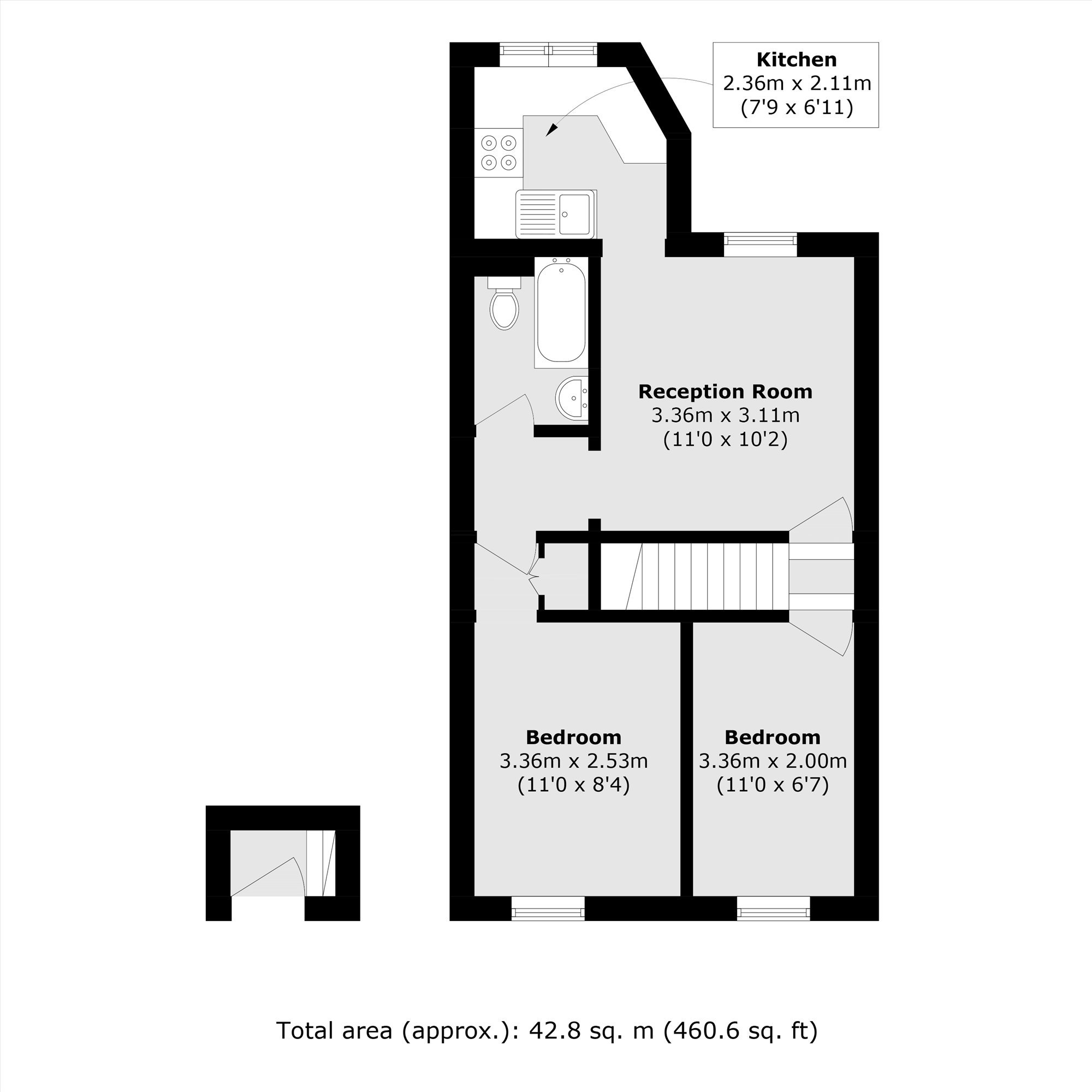 Saville Road, London floorplan