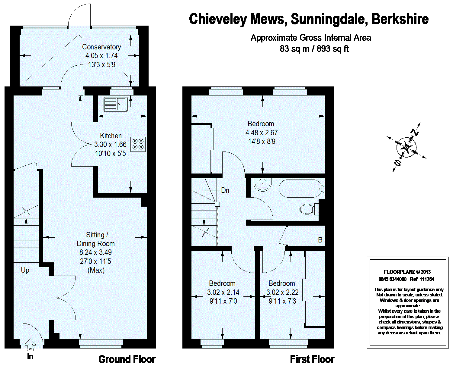 3 Bedrooms Terraced house for sale in Chieveley Mews, London Road, Sunningdale, Berkshire SL5