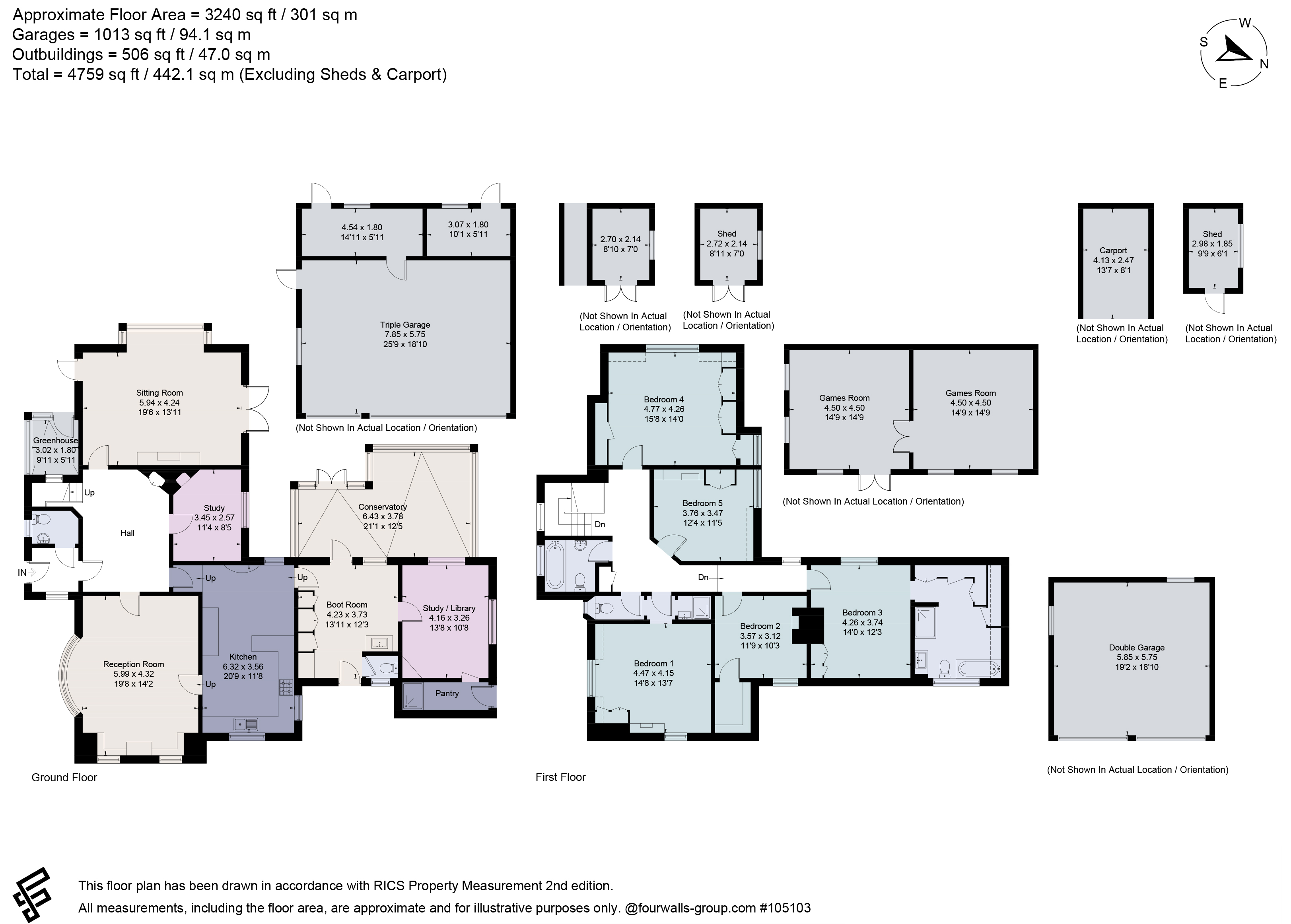 Hunters Green,, Bagshot Road, Guildford floorplan