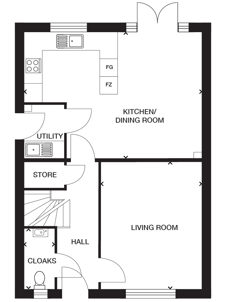 6, Dobles Lane, Holsworthy floorplan