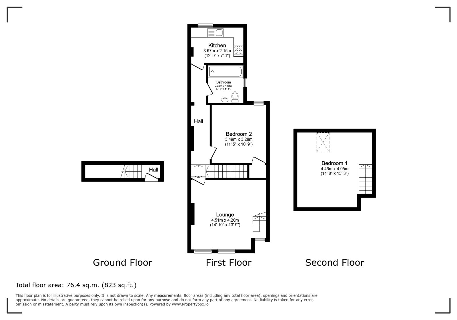 Upper Floor, 378, Fairfax Drive, Essex floorplan