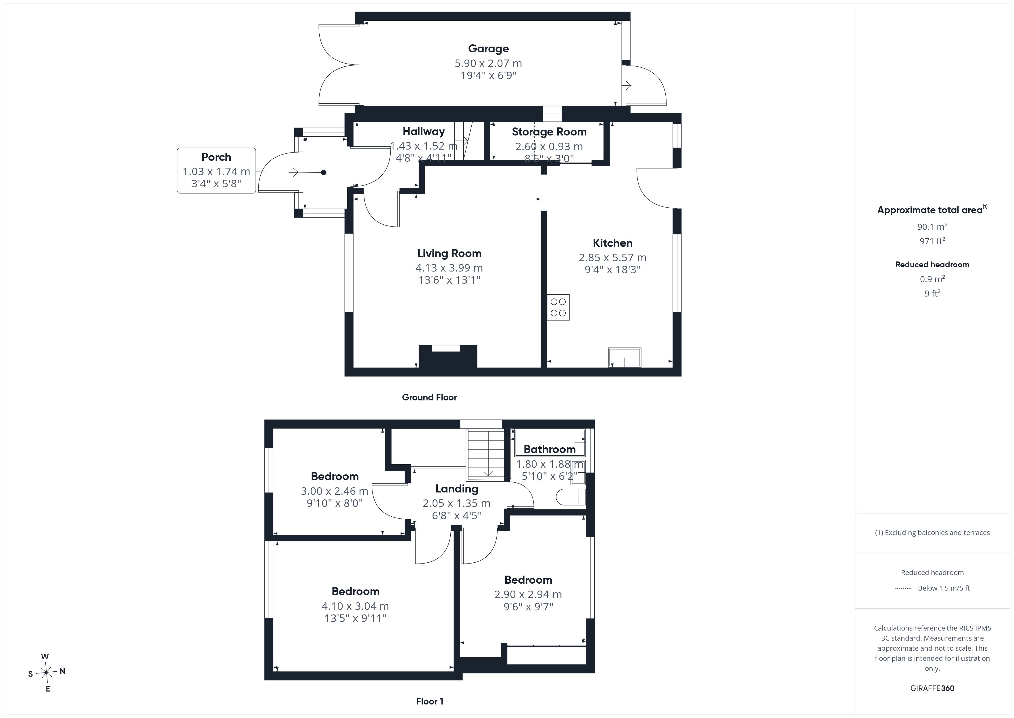 3, Manor Road, Buckinghamshire floorplan