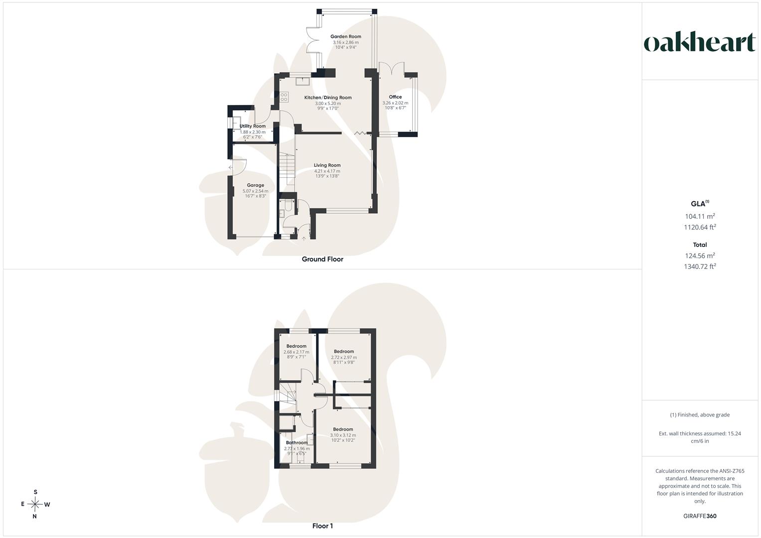 8, Chaplin Walk, Sudbury floorplan