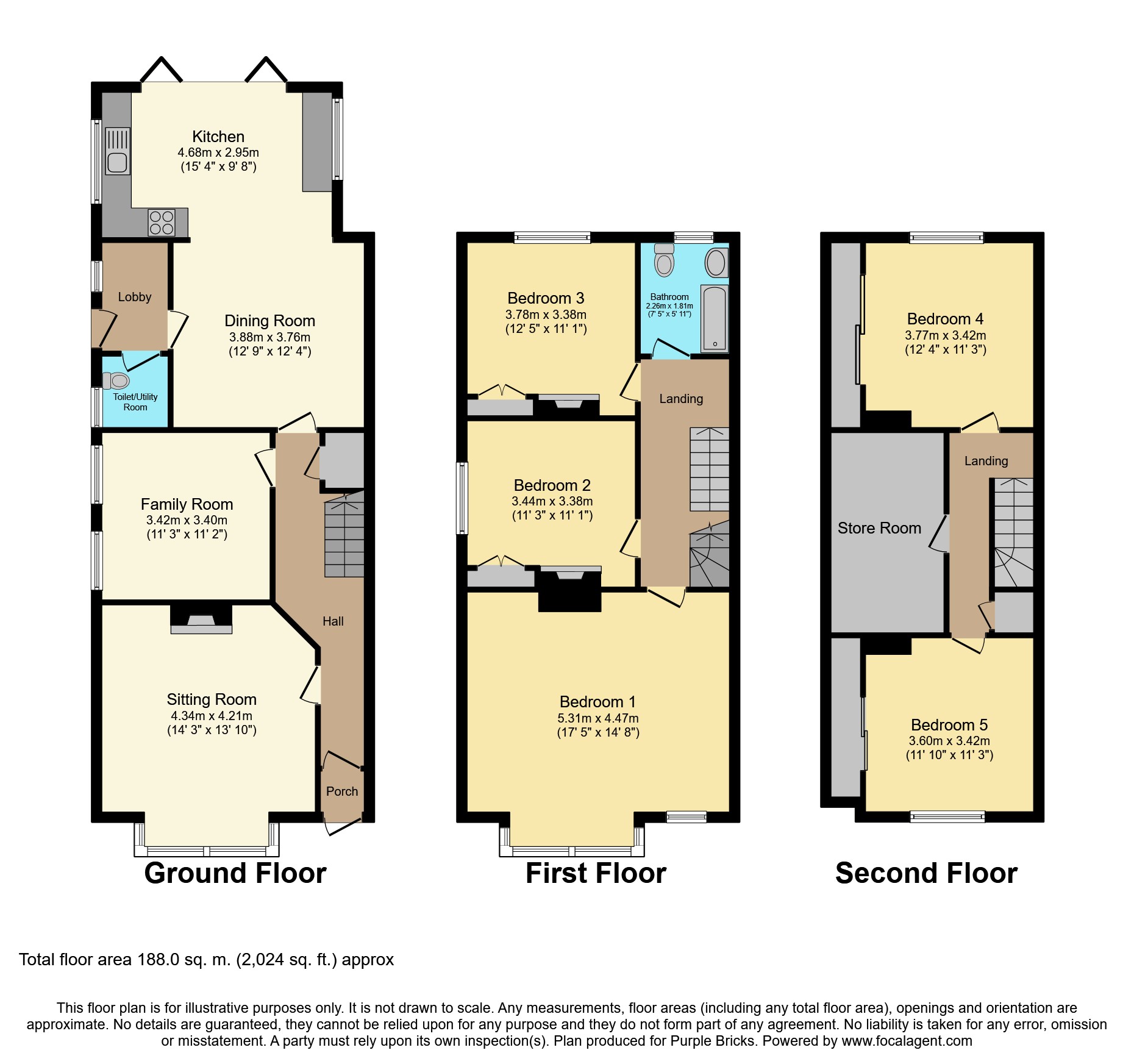 5 Bedrooms Semi-detached house for sale in The Drive, Tonbridge TN9