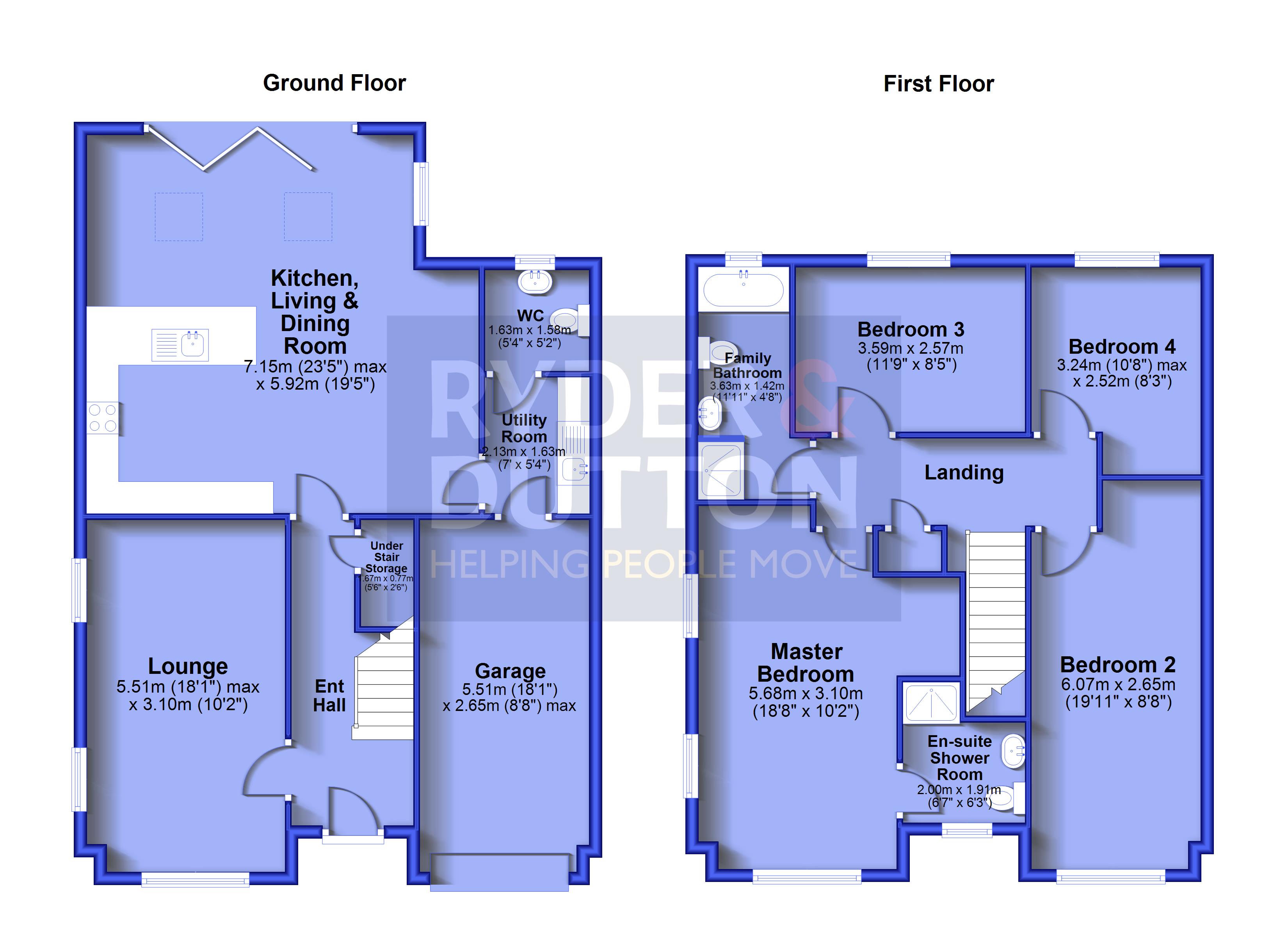 12, Great Clough Drive, Rossendale floorplan