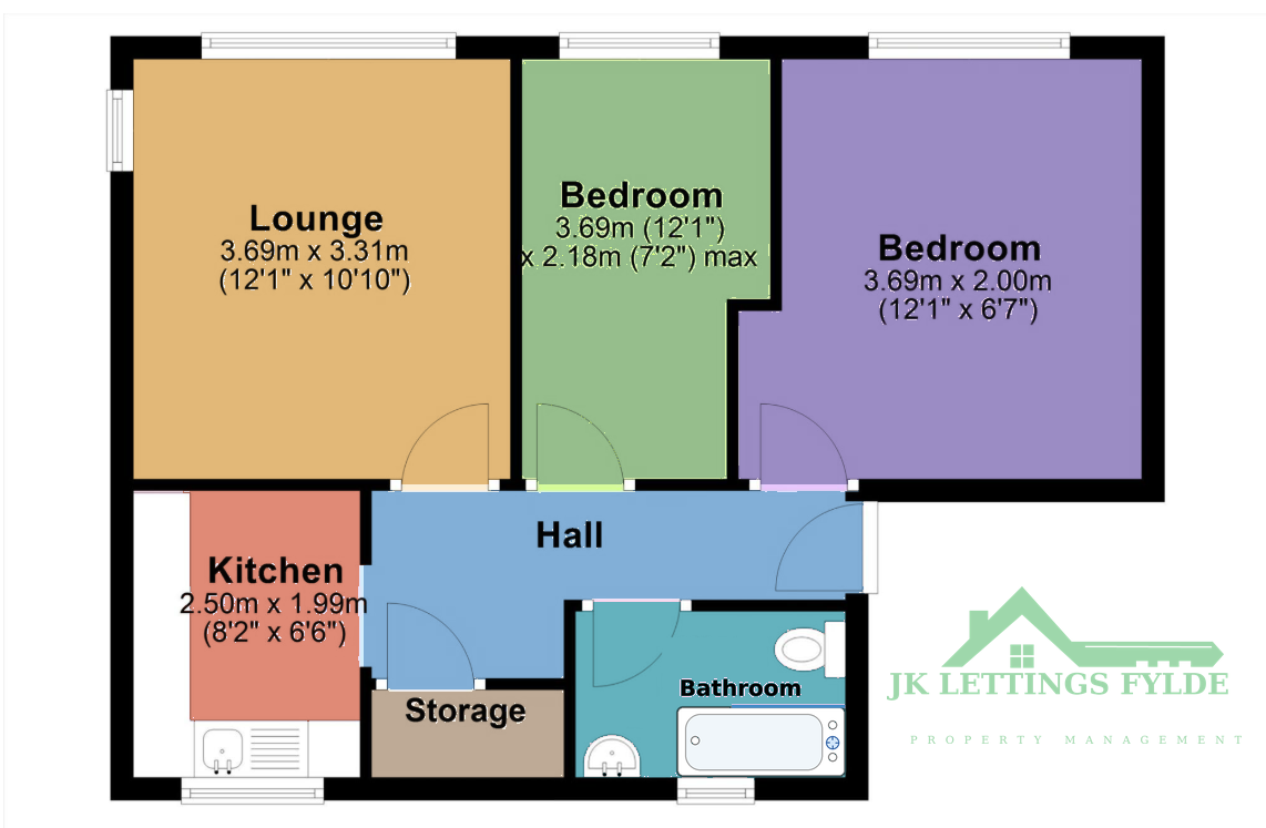 7, Mill Brook, Catterall floorplan