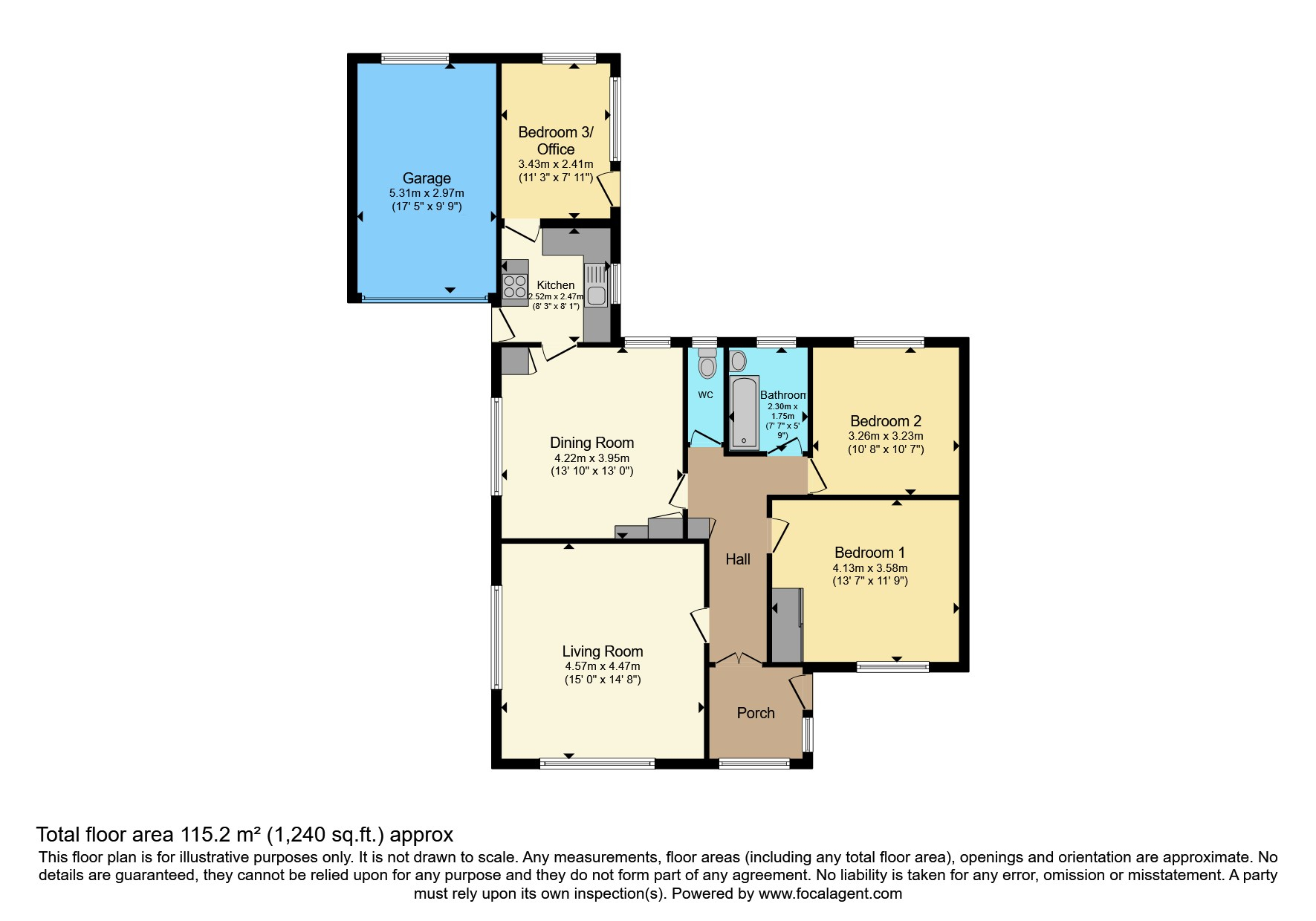 14A, Mordros,, Atlantic Close, Tintagel floorplan