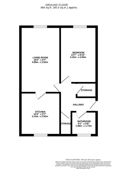 312, Boundary Way, Watford floorplan